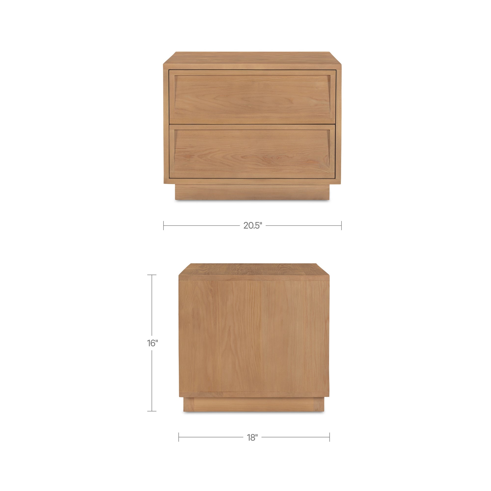 Moes Hudson Nightstand Natural BB-1045-24