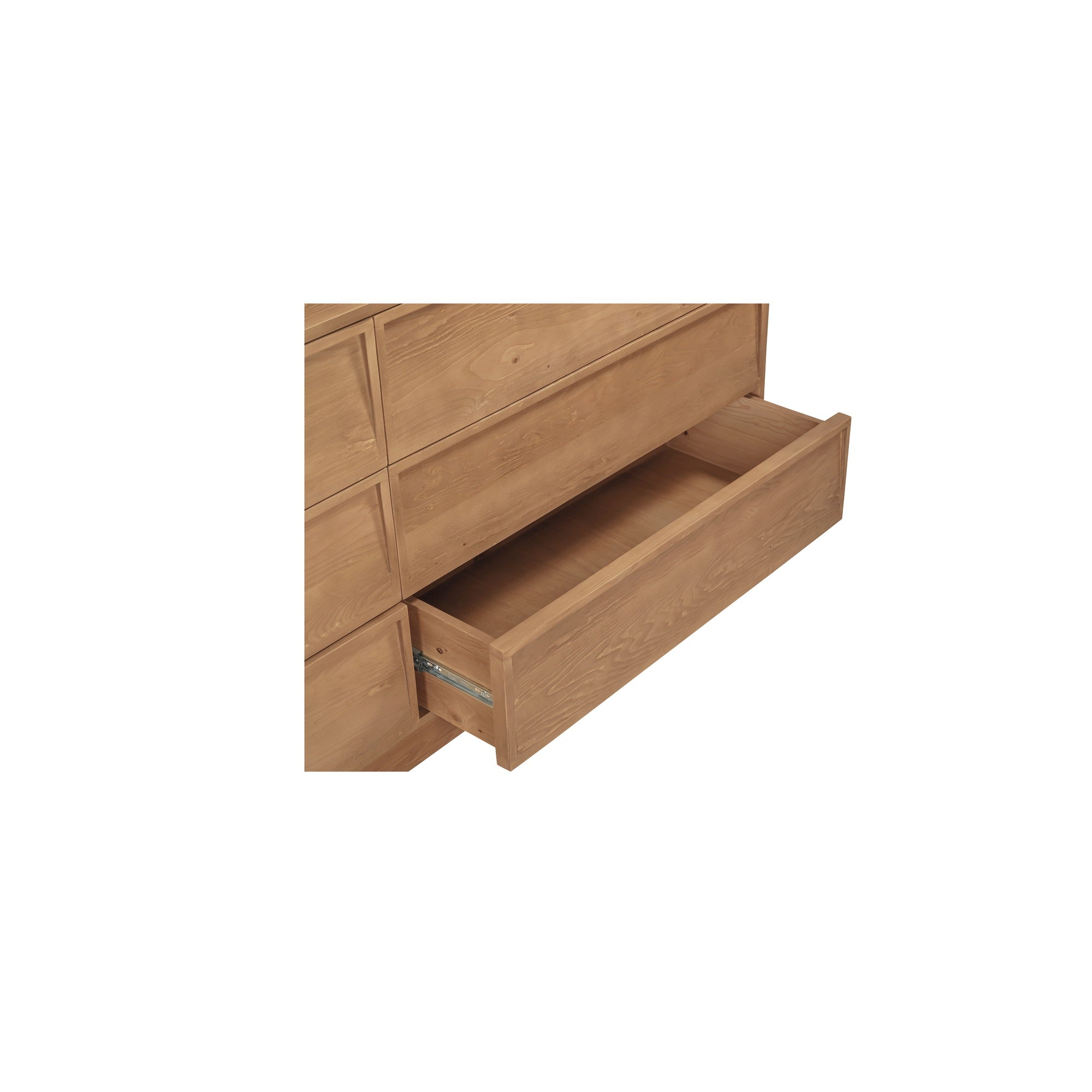 Moes Hudson 6 Drawer Dresser Natural BB-1046-24