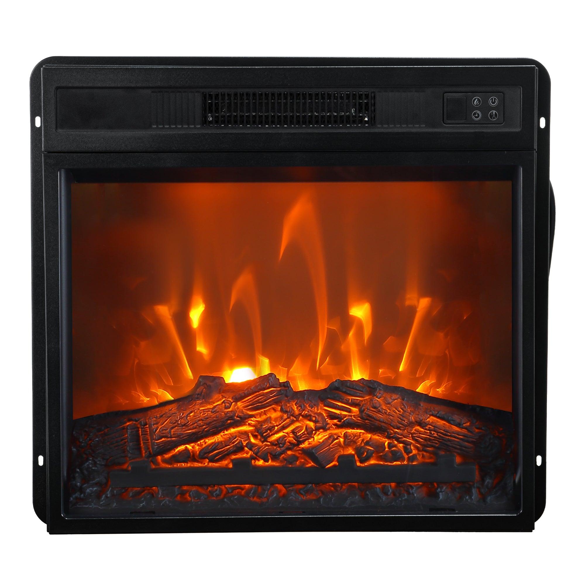 24" Insert Black Electric Fireplace with Remote Control – BBSF105-23G