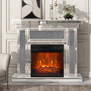 24" Insert Black Electric Fireplace with Remote Control – BBSF105-23G