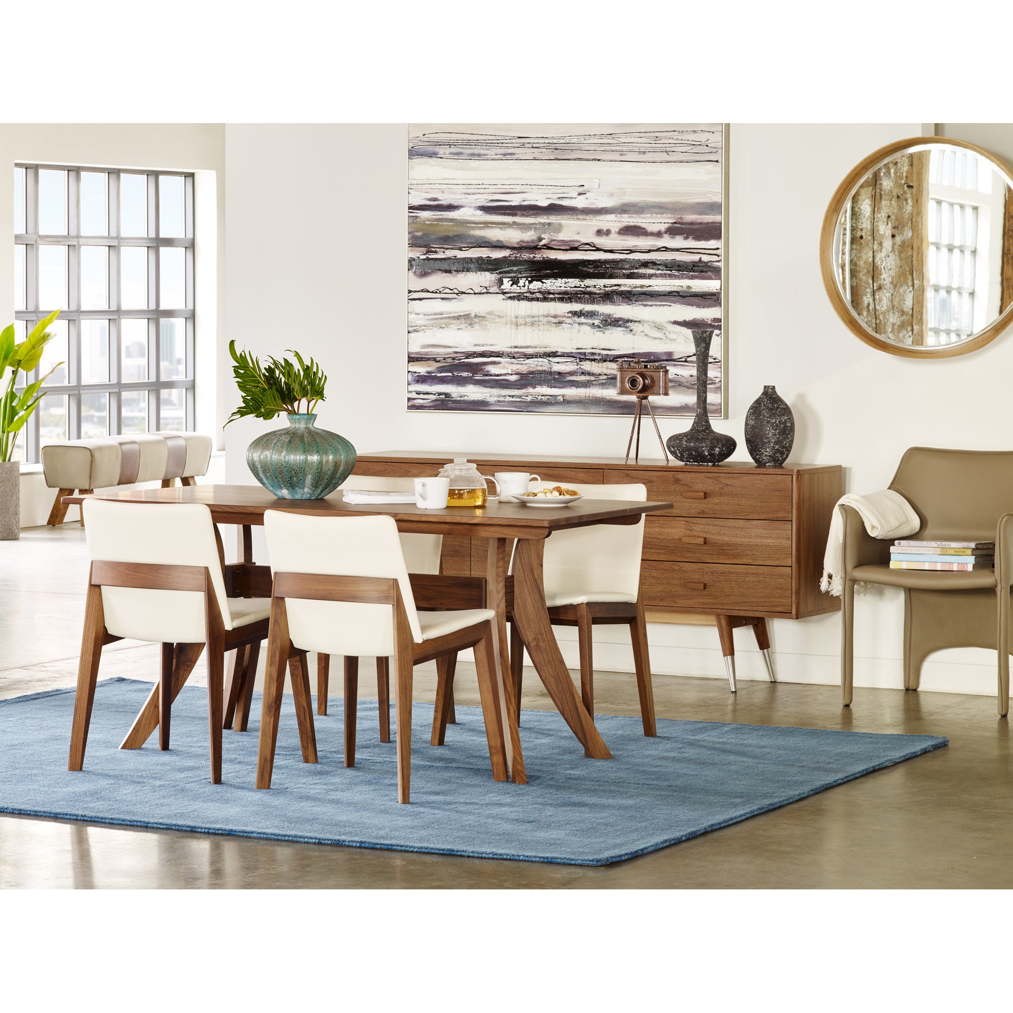Moes Florence Small Dining Table Brown BC-1001-03
