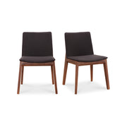 Moes Deco Dining Chair Black- Set Of Two BC-1016-02