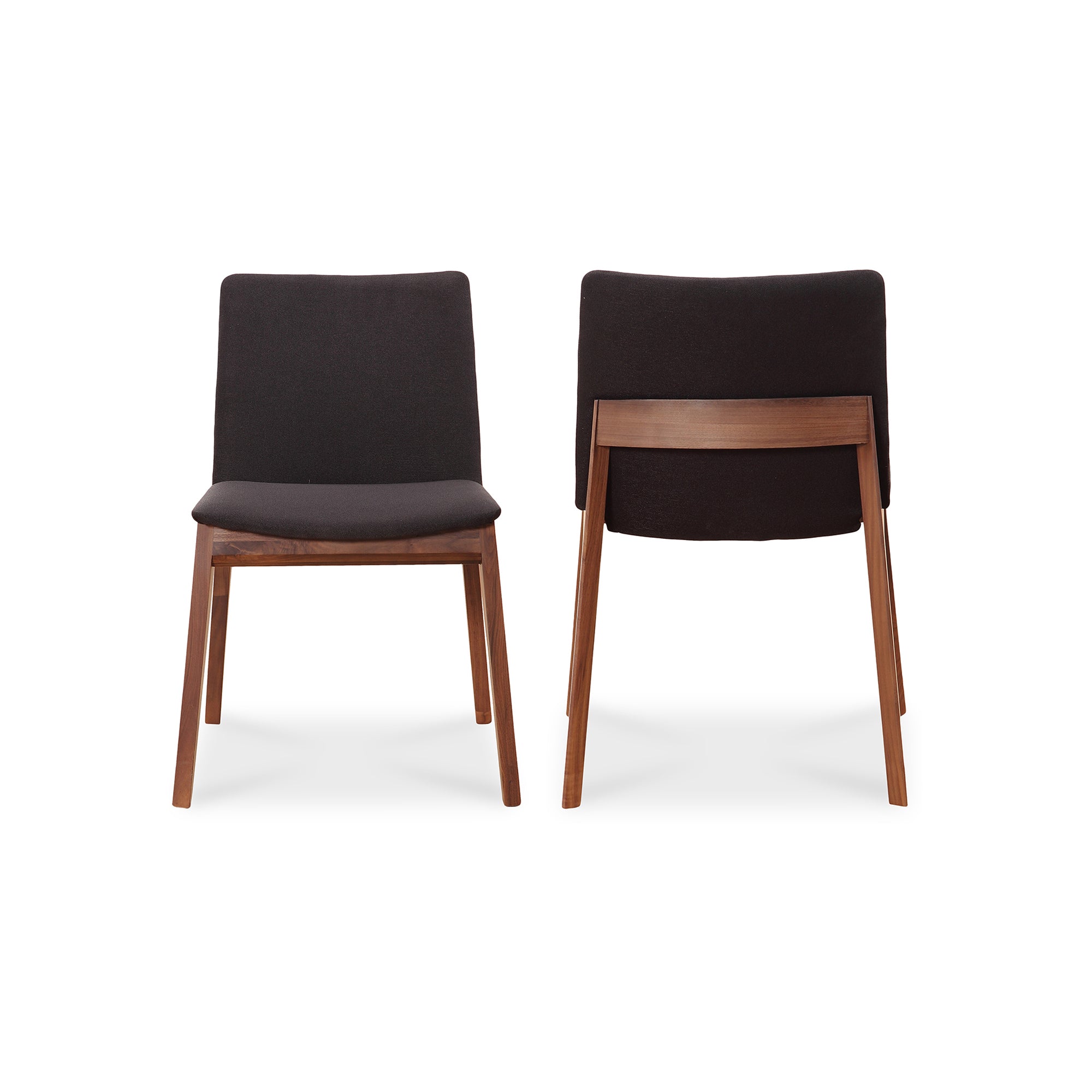 Moes Deco Dining Chair Black- Set Of Two BC-1016-02