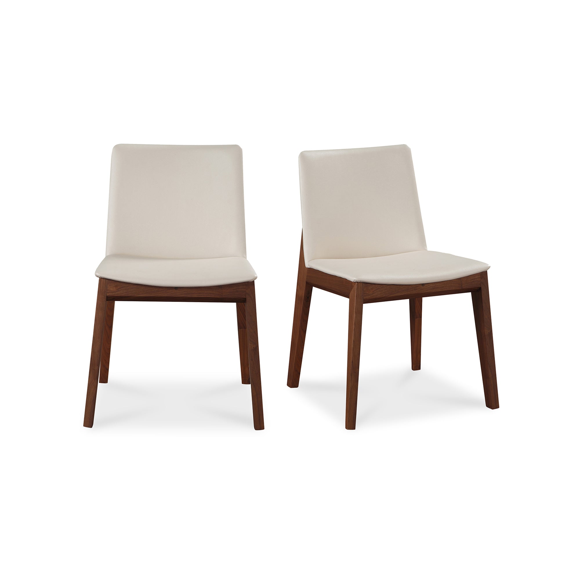 Moes Deco Dining Chair Cream White- Set Of Two BC-1016-05