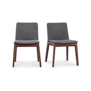 Moes Deco Dining Chair Dark Grey - Set Of Two BC-1016-25