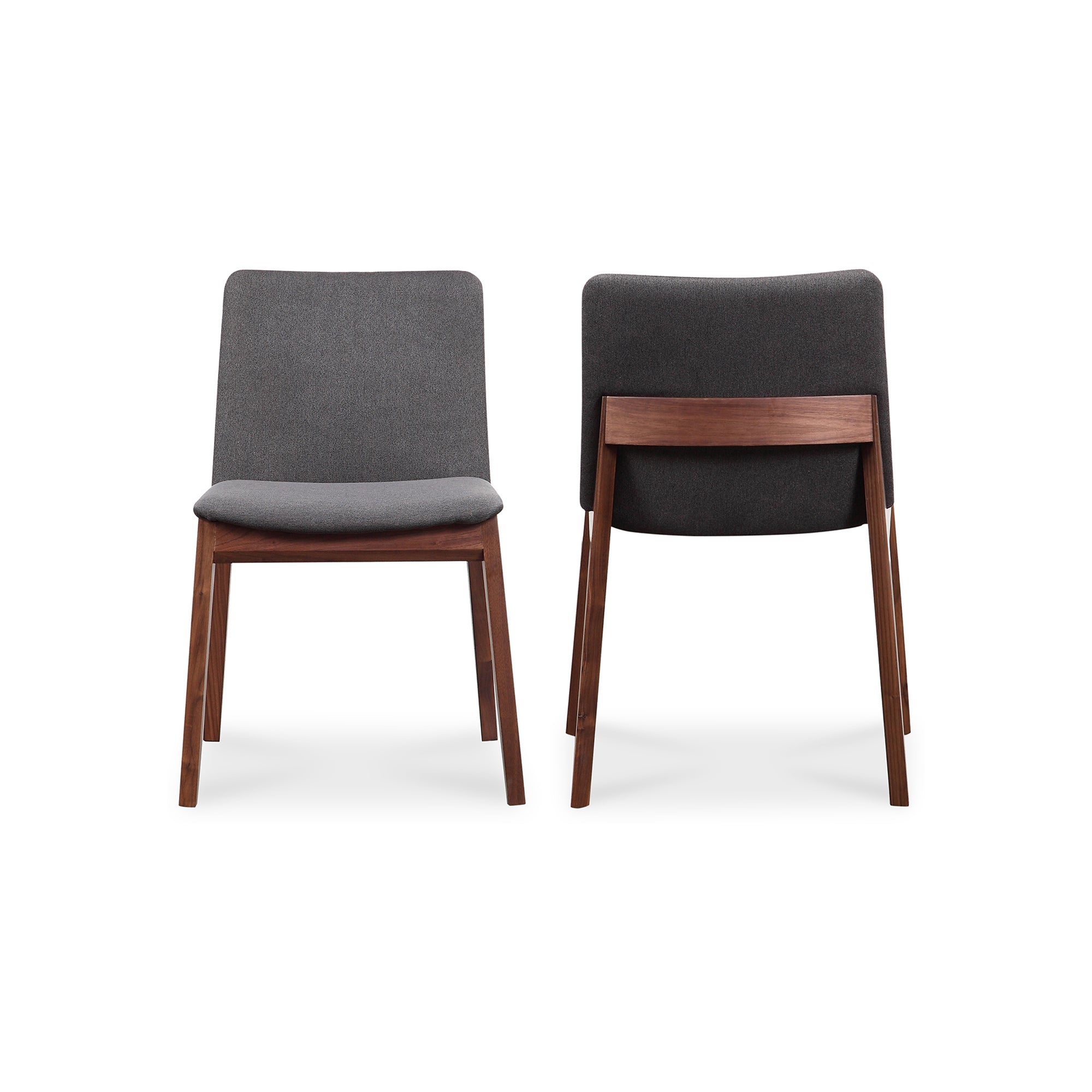 Moes Deco Dining Chair Dark Grey - Set Of Two BC-1016-25