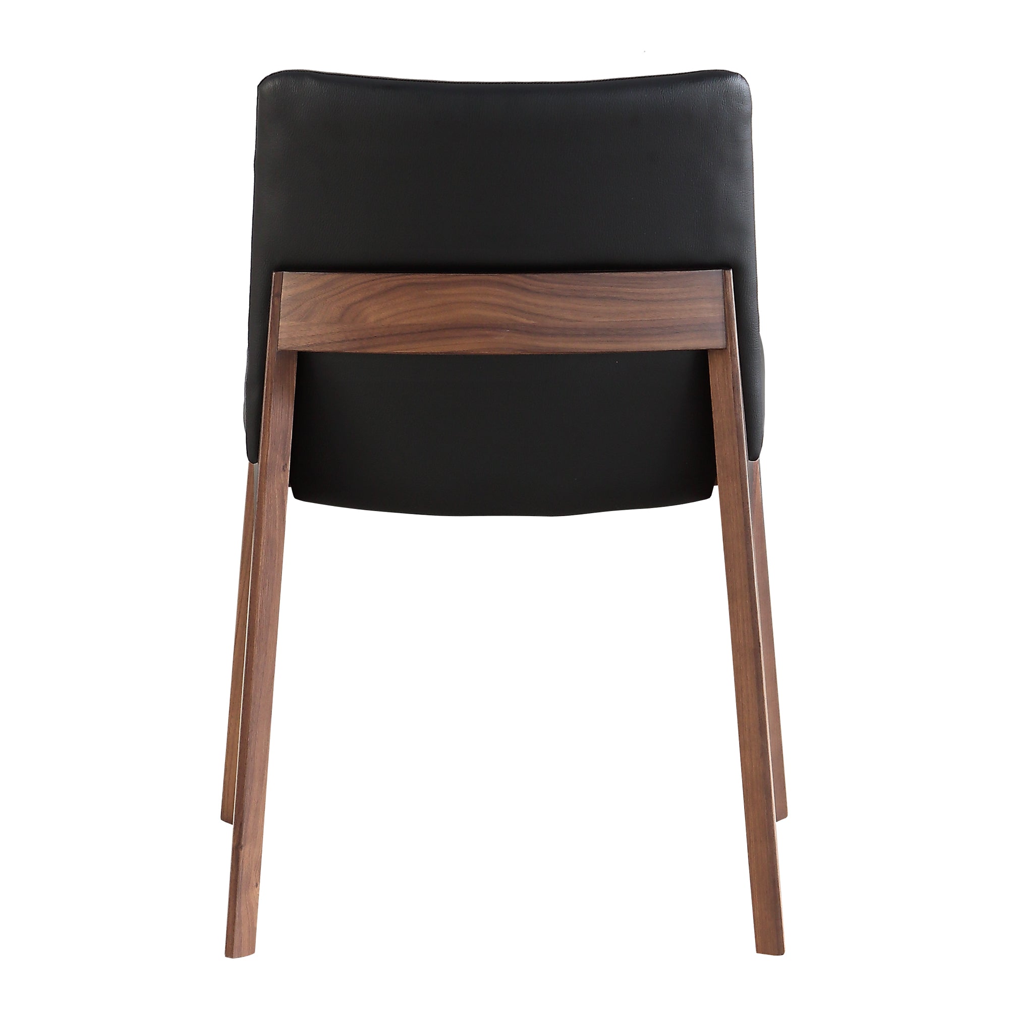 Moes Deco Dining Chair Ebony PVC - Set Of Two BC-1016-48