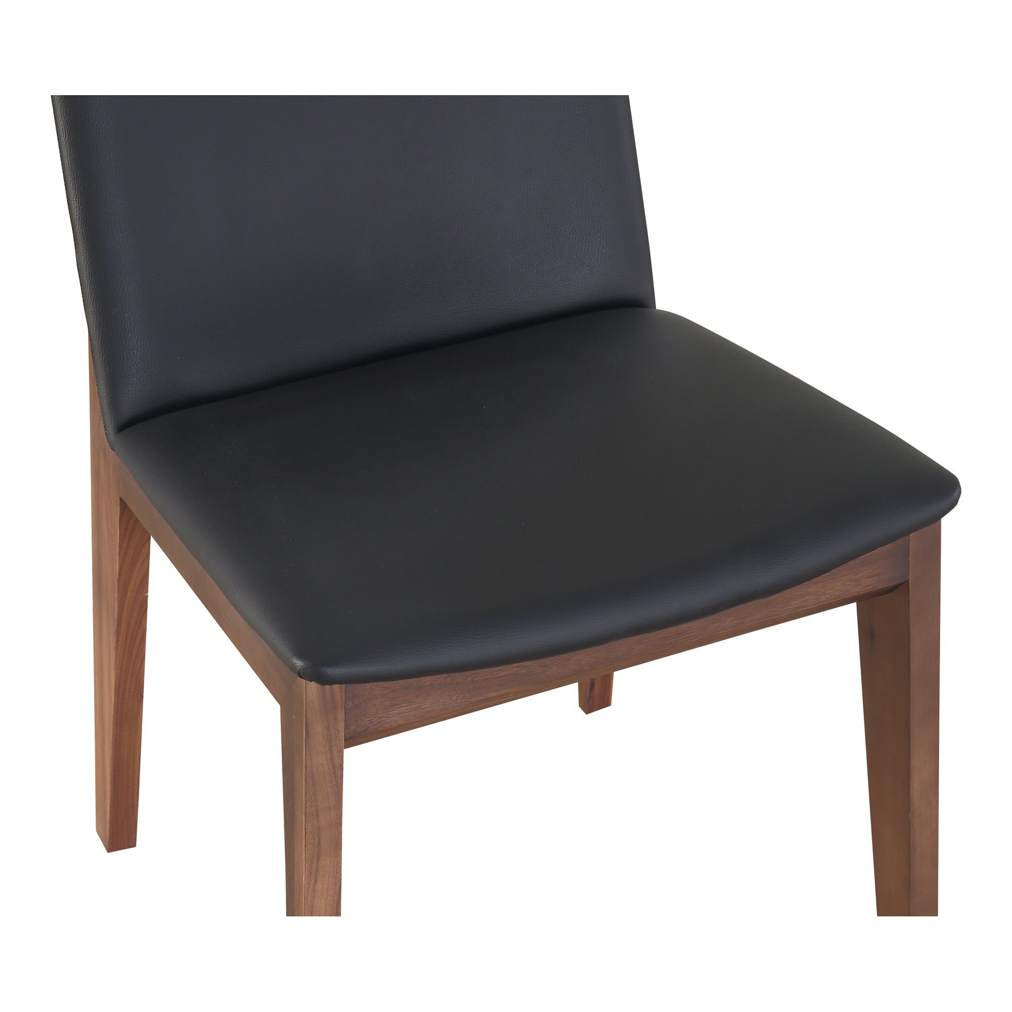 Moes Deco Dining Chair Ebony PVC - Set Of Two BC-1016-48