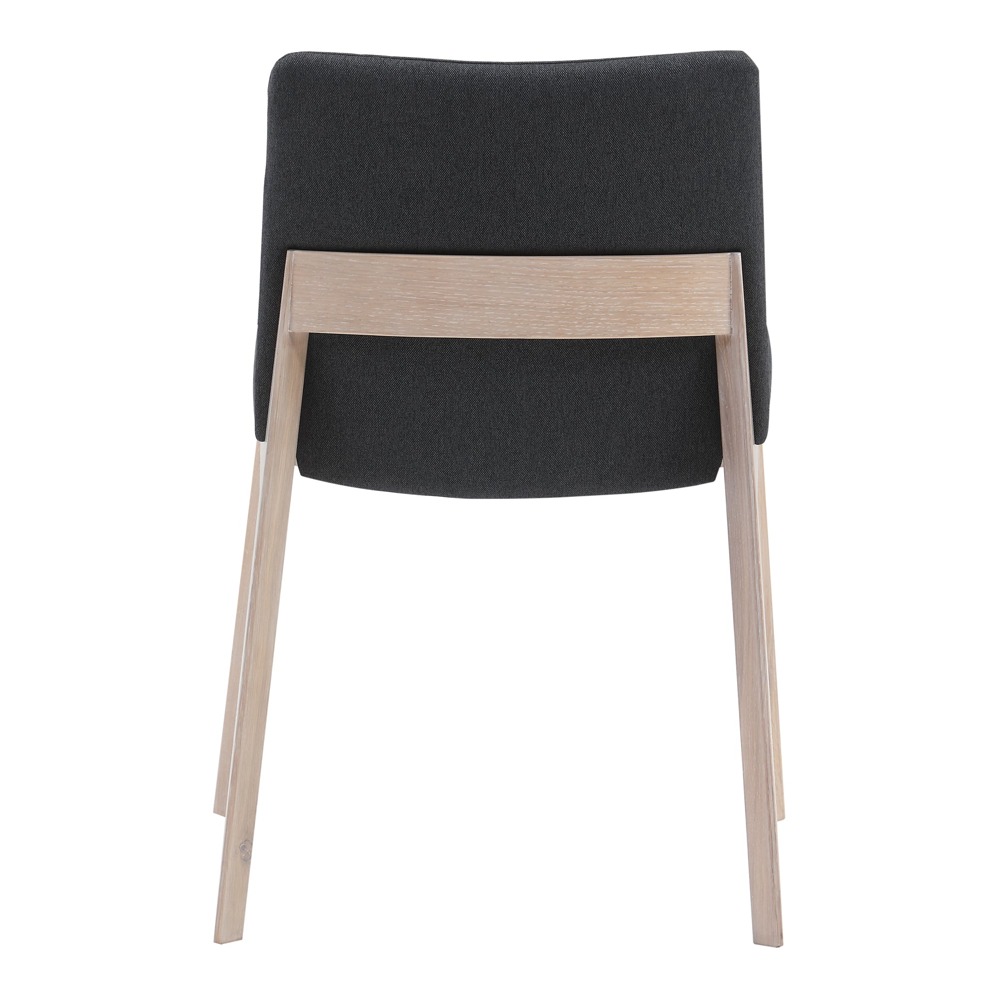 Moes Deco Oak Dining Chair Dark Grey - Set Of Two BC-1086-25