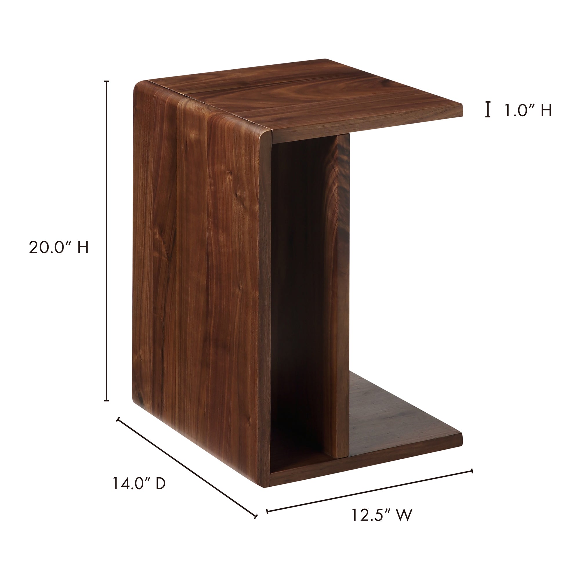 Moes Hiroki Accent Table Brown BC-1094-03
