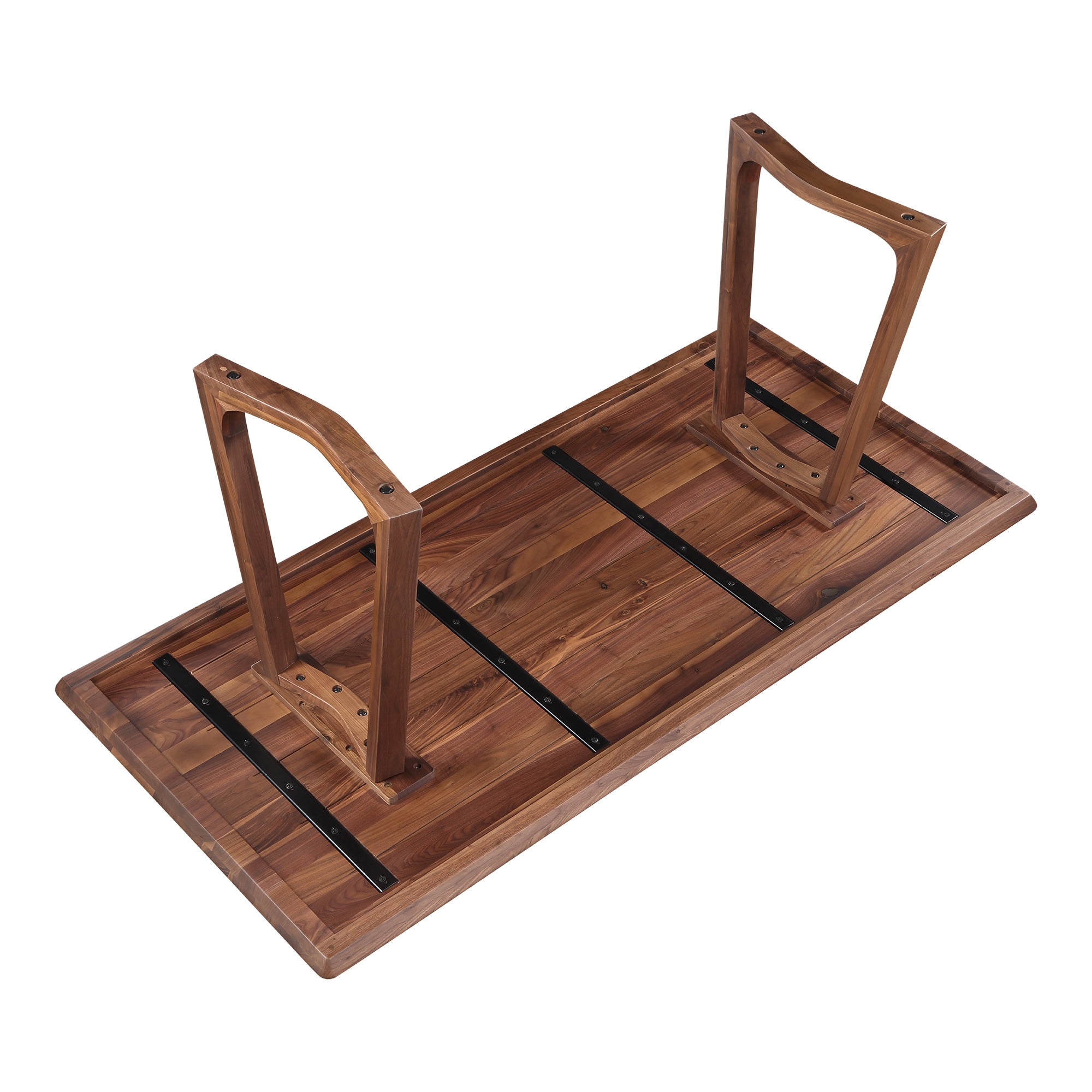 Moes Silas Dining Table Walnut Brown BC-1097-24-0