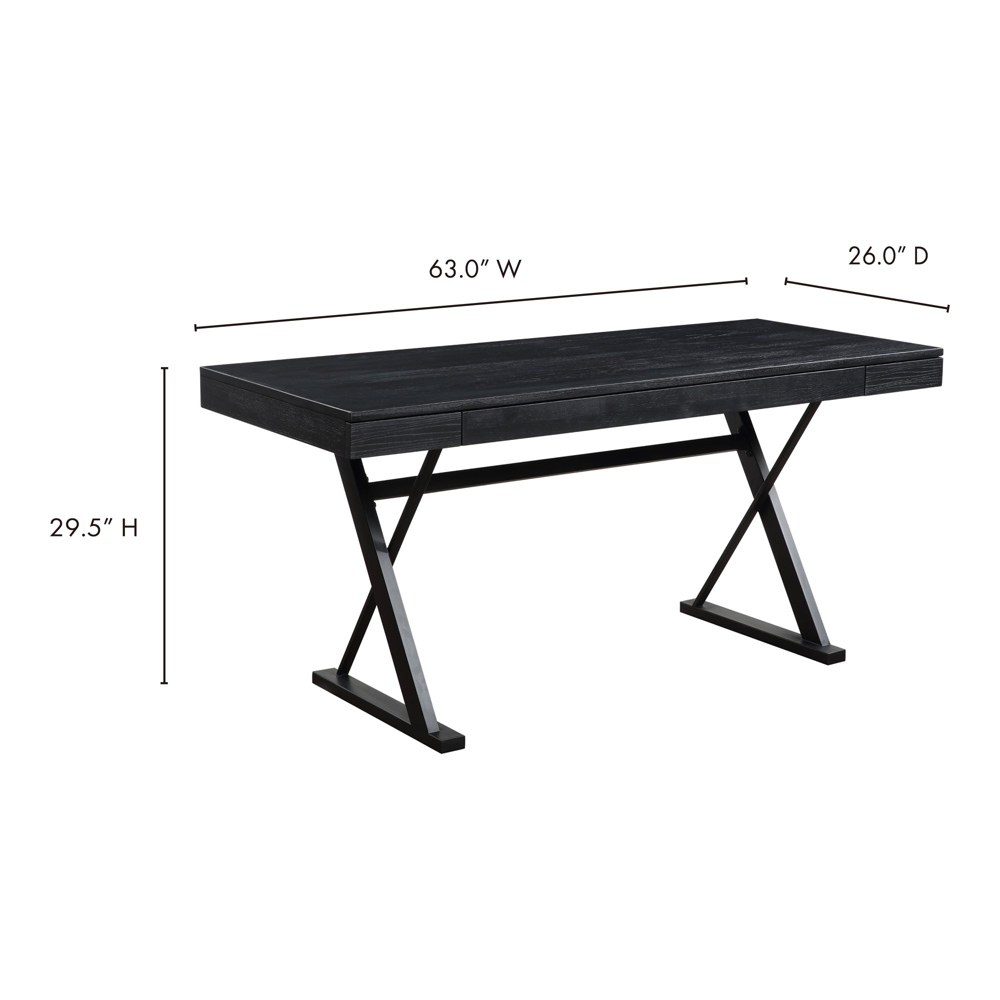 Moes Profecto Desk Black BC-1107-02-0