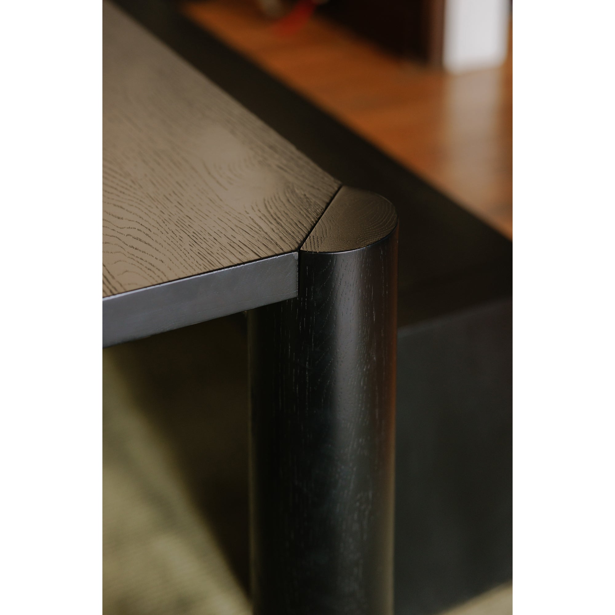Moes Post Small Dining Table Black BC-1111-02-0