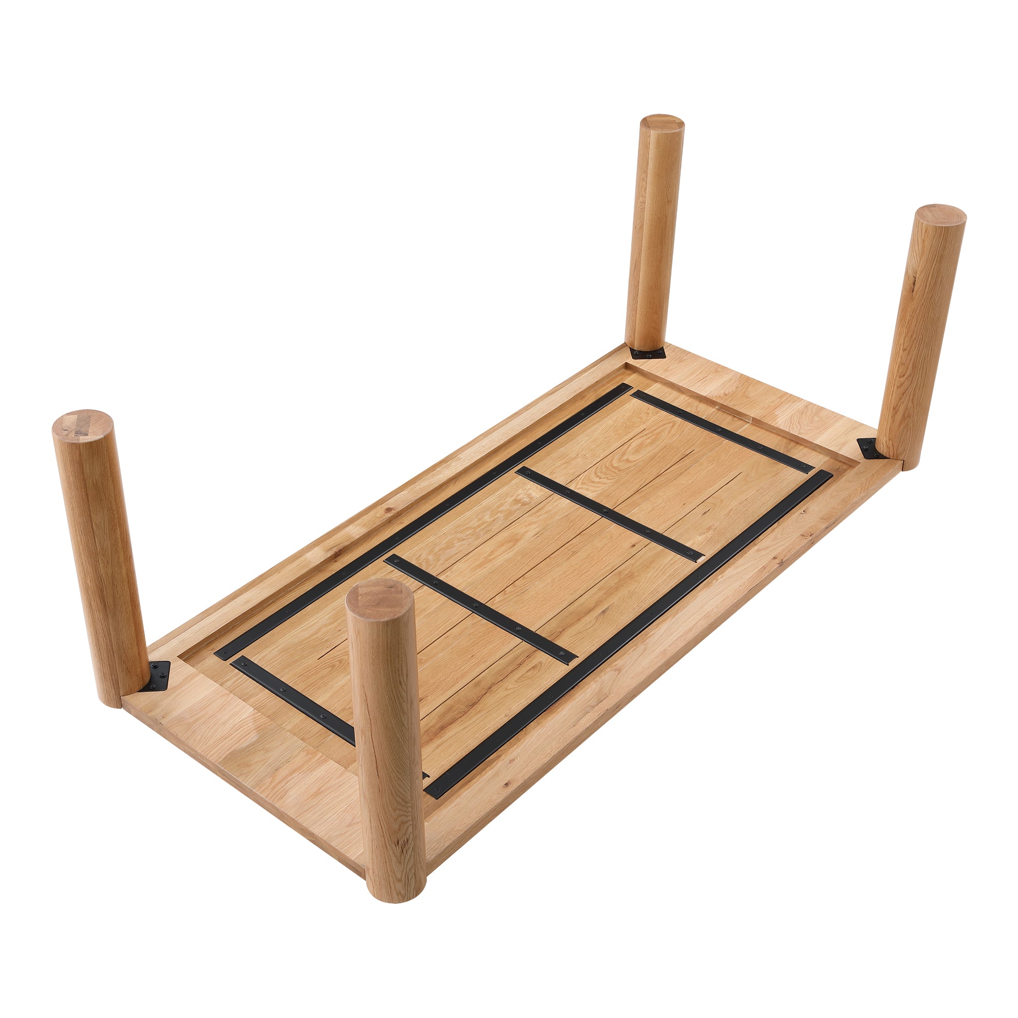 Moes Post Small Dining Table Natural Oak BC-1111-18-0