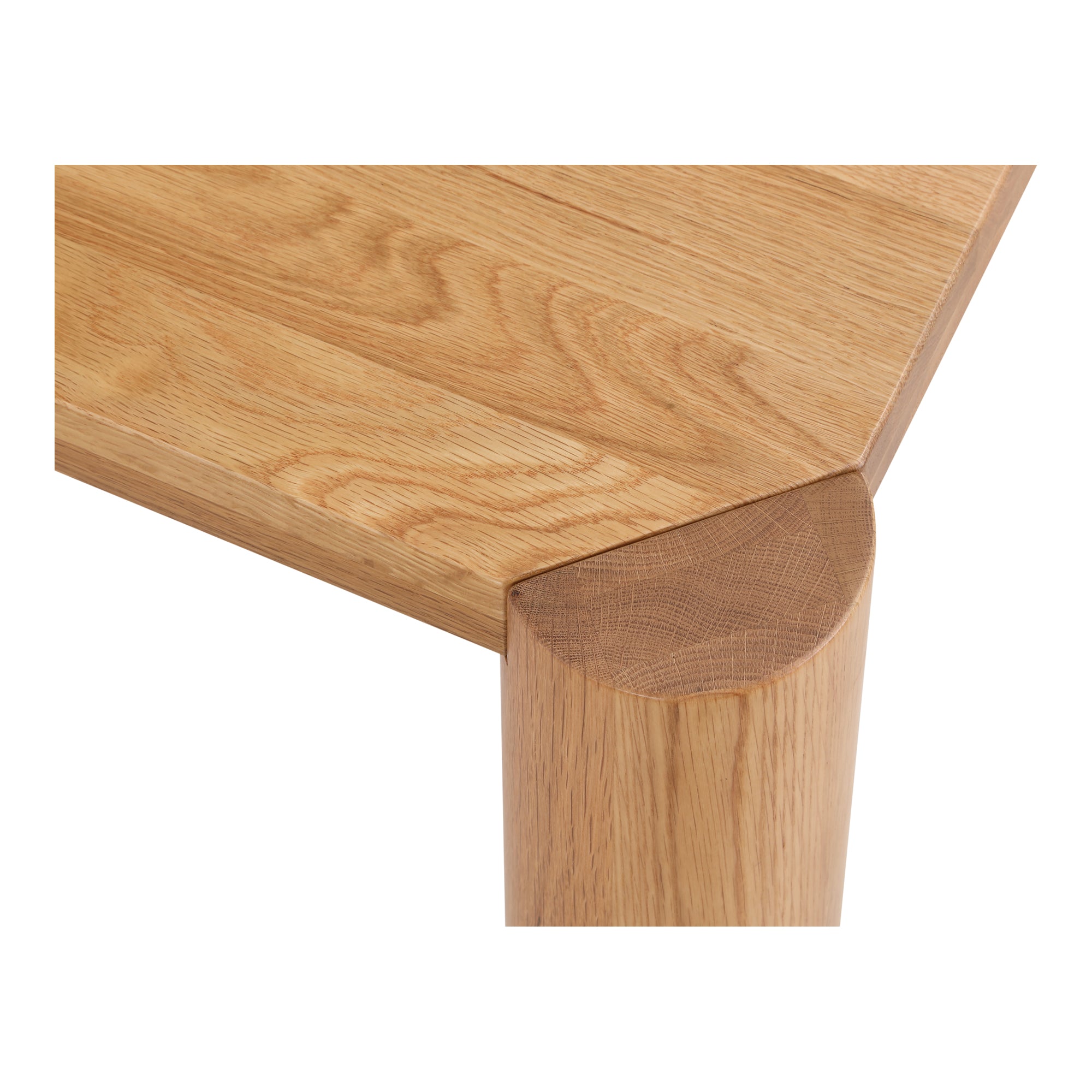 Moes Post Small Dining Table Natural Oak BC-1111-18-0