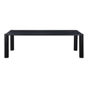 Moes Post Large Dining Table Black BC-1112-02-0