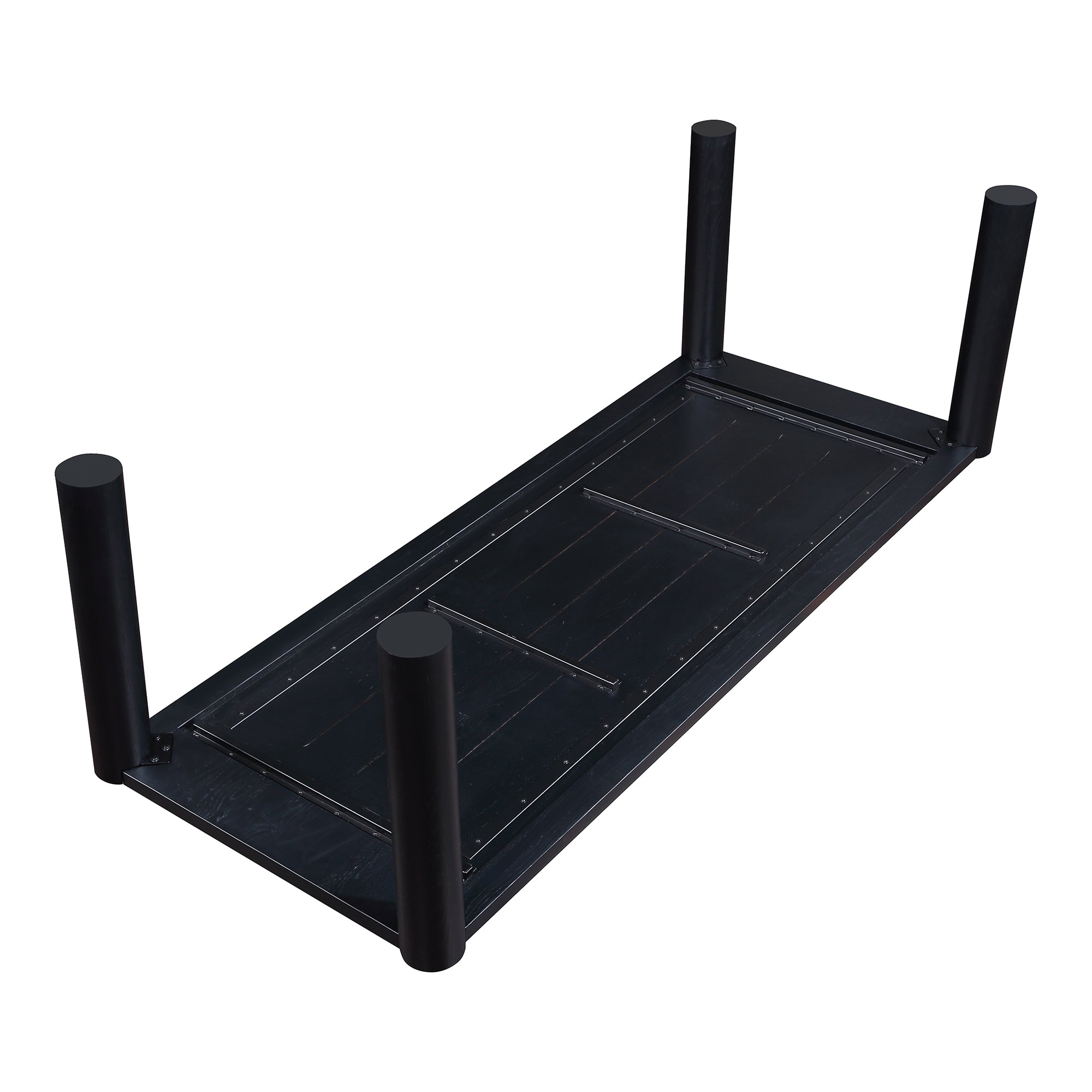 Moes Post Large Dining Table Black BC-1112-02-0