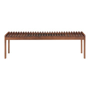 Moes Rohe Bench Walnut Brown BC-1114-03