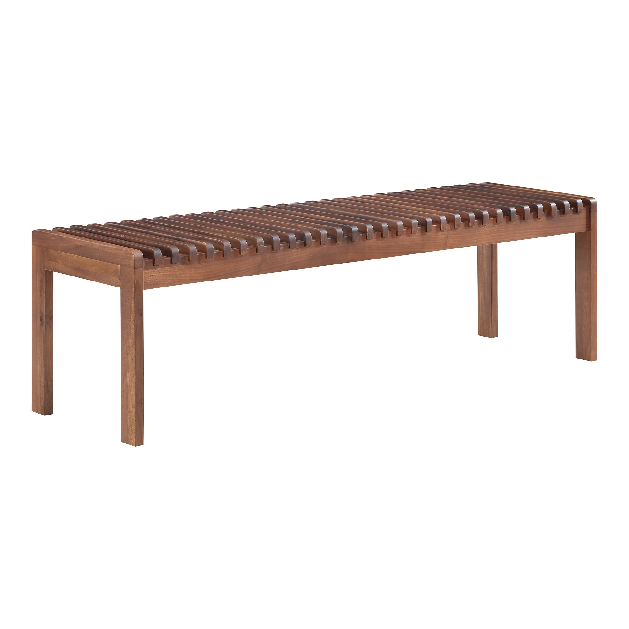 Moes Rohe Bench Walnut Brown BC-1114-03