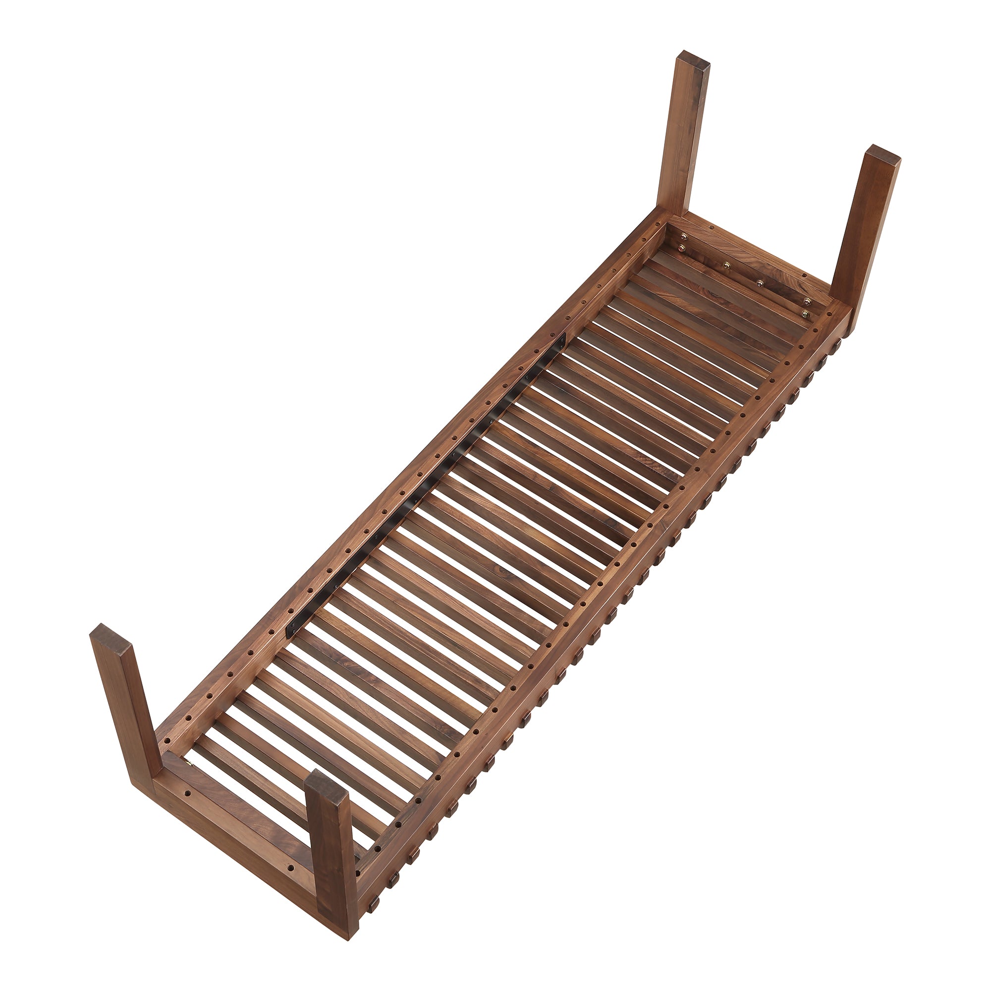 Moes Rohe Bench Walnut Brown BC-1114-03
