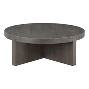 Moes Folke Round Coffee Table Dark Brown BC-1117-21