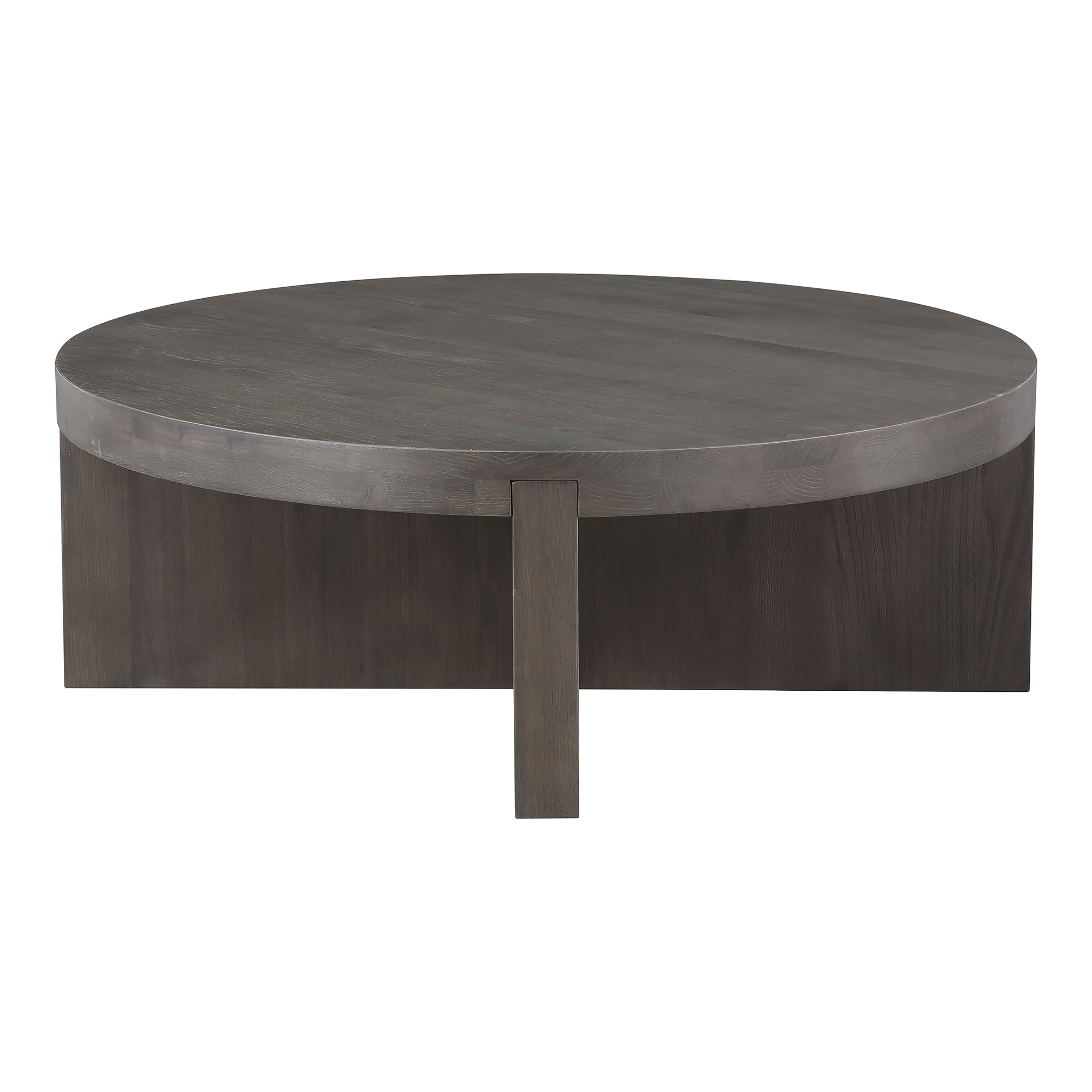 Moes Folke Round Coffee Table Dark Brown BC-1117-21