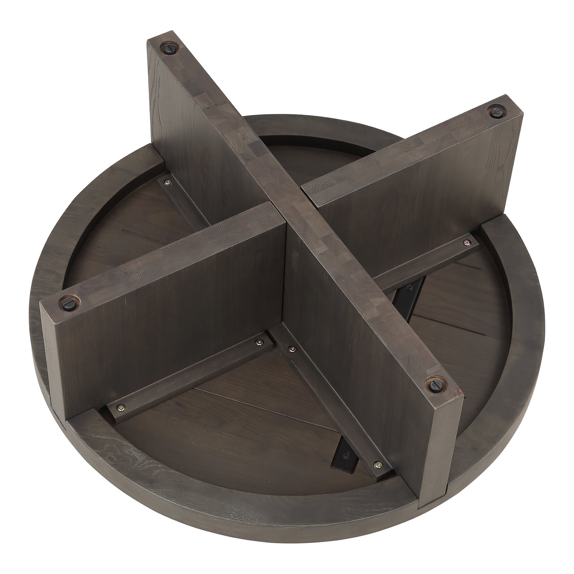 Moes Folke Round Coffee Table Dark Brown BC-1117-21