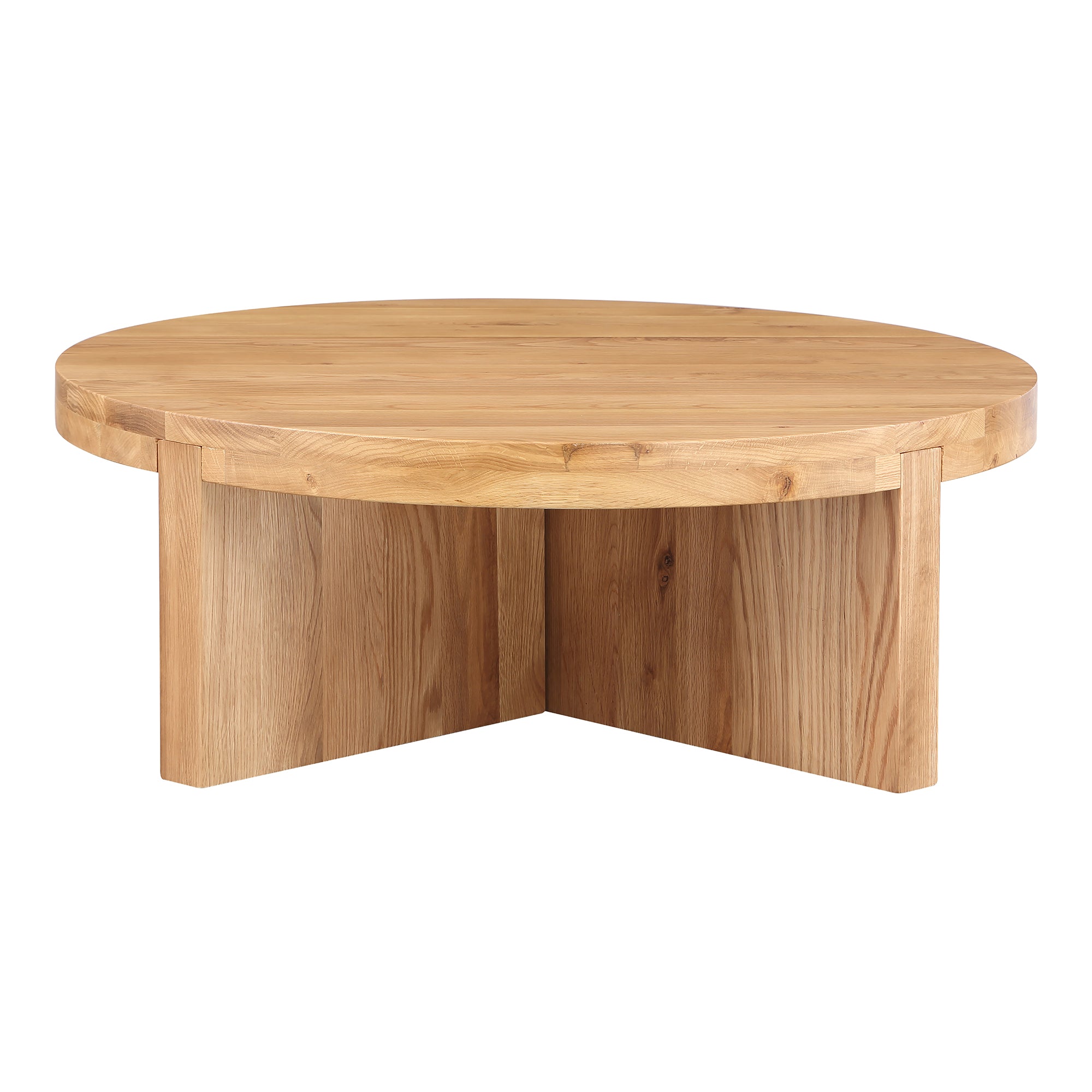 Moes Folke Round Coffee Table Natural Oak BC-1117-24