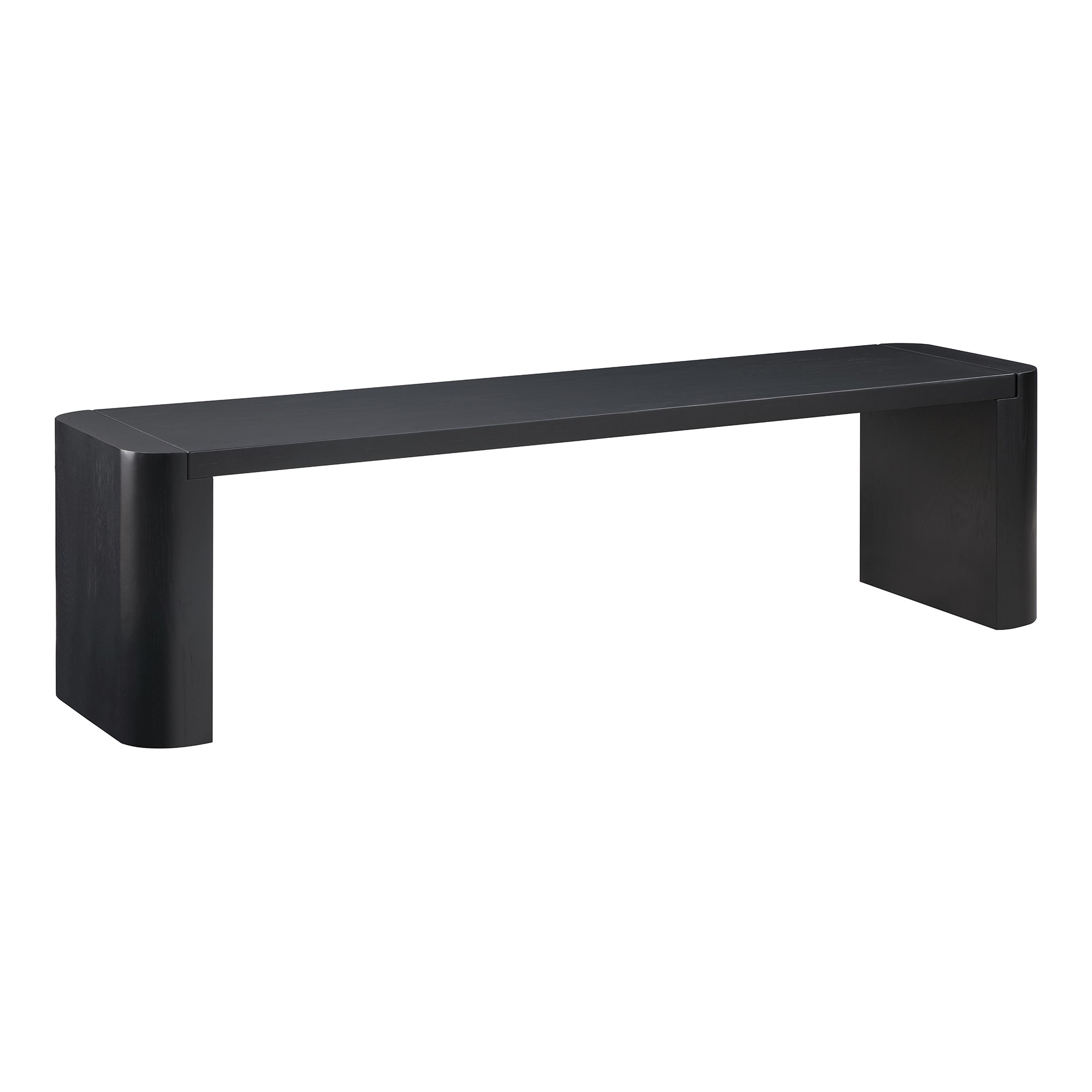 Moes Post Small Dining Bench Black BC-1120-02-0