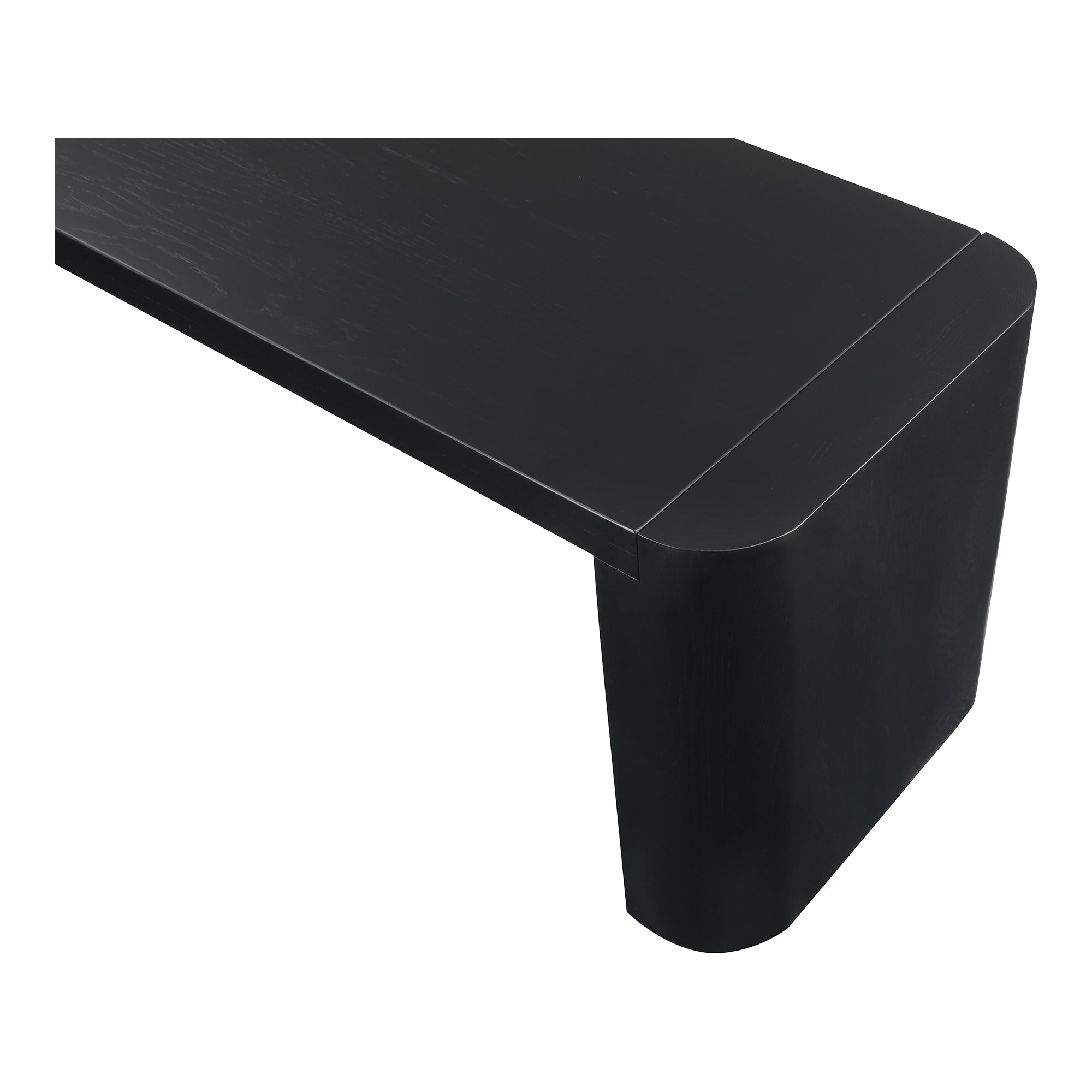 Moes Post Small Dining Bench Black BC-1120-02-0