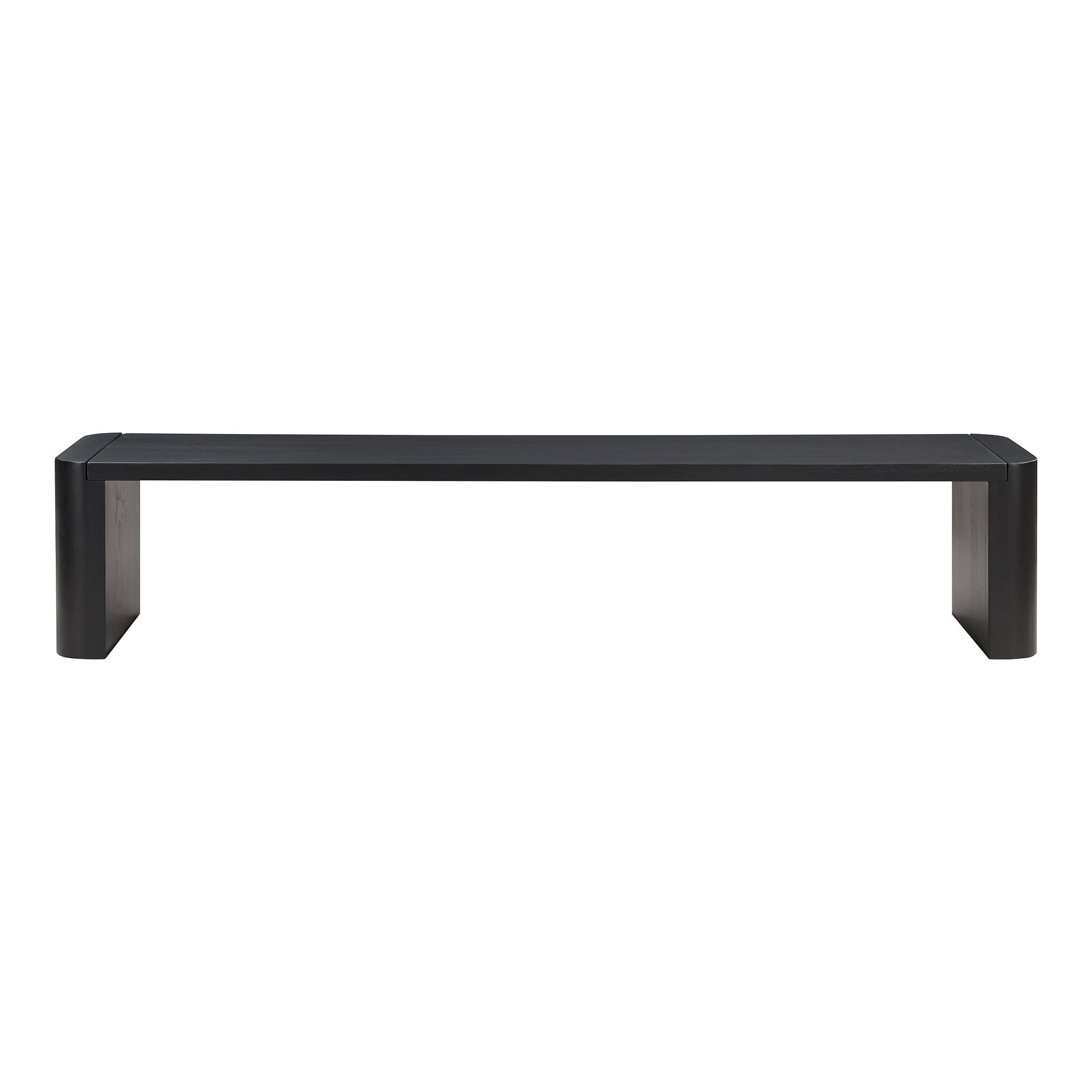 Moes Post Large Dining Bench Black BC-1121-02-0