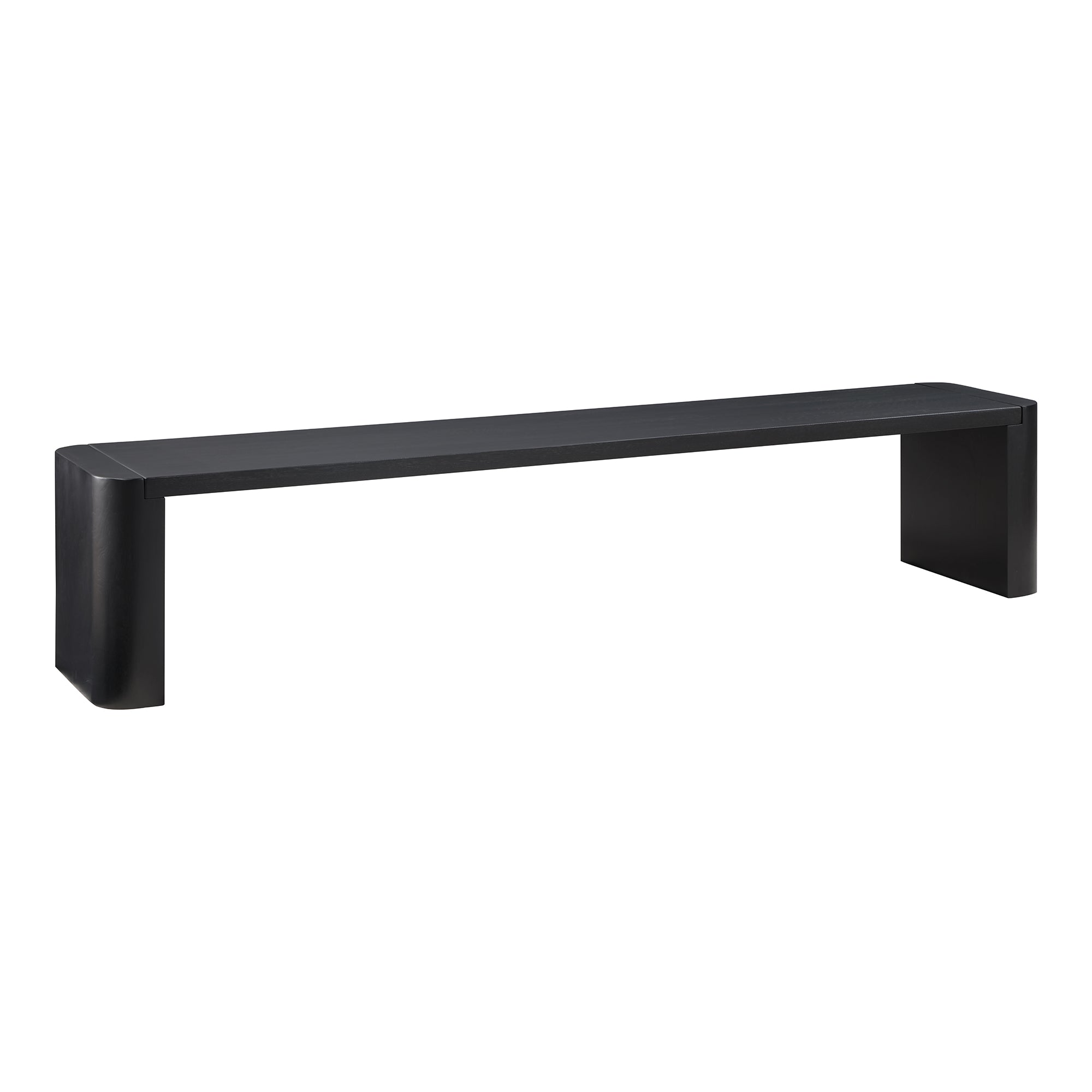 Moes Post Large Dining Bench Black BC-1121-02-0