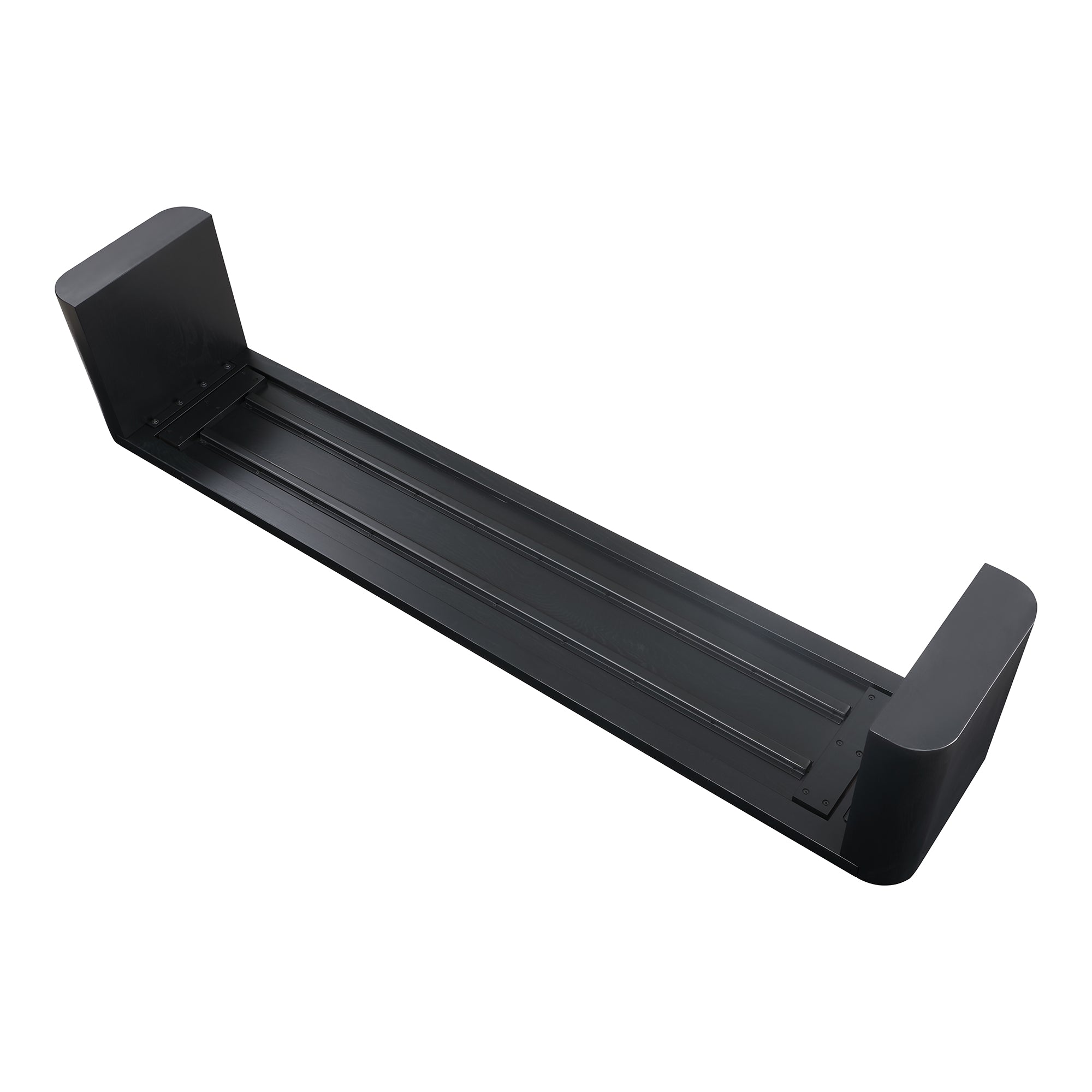 Moes Post Large Dining Bench Black BC-1121-02-0