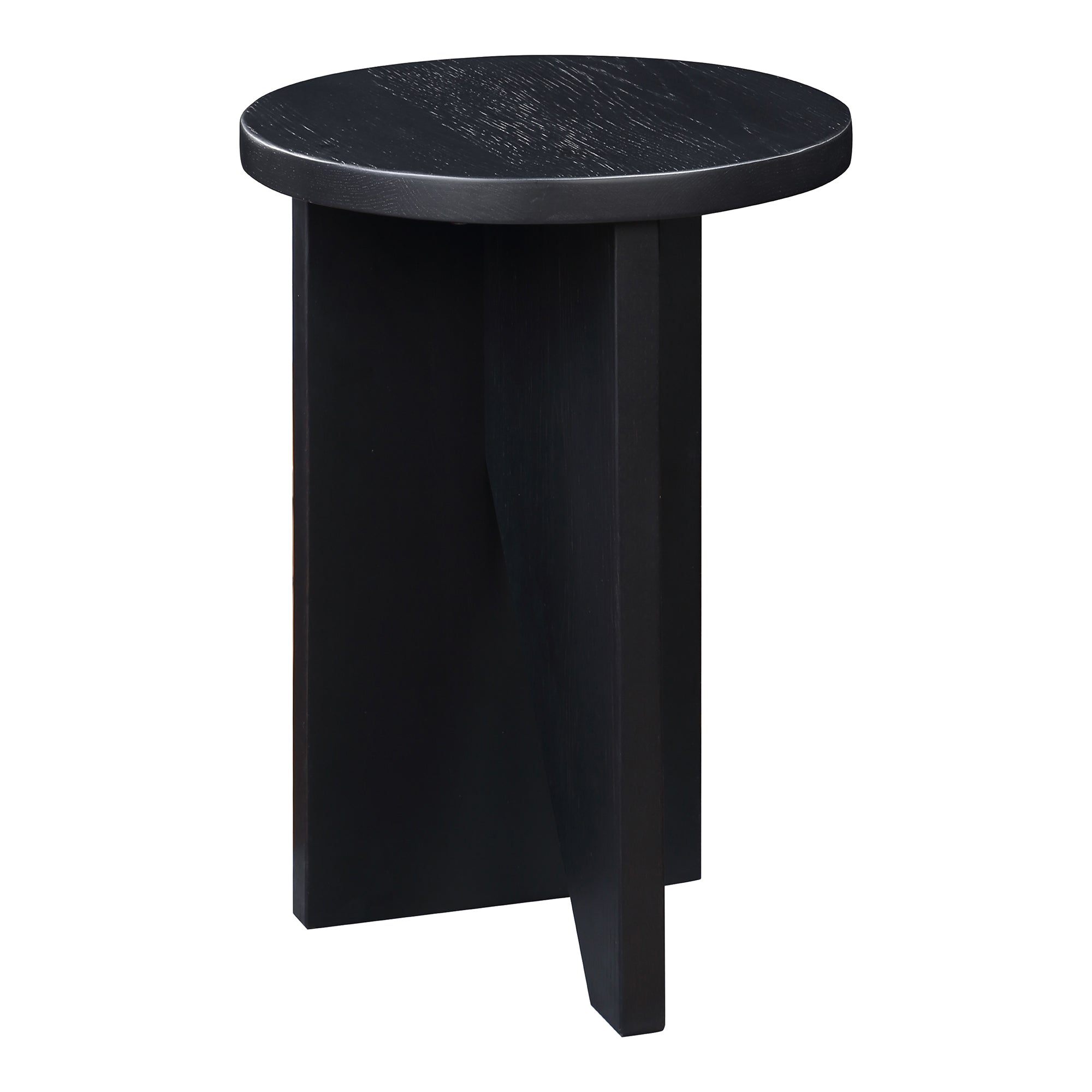 Moes Grace Accent Table Black Oak BC-1122-02