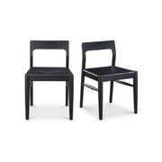 Moes Owing Dining Chair Black - Set Of Two BC-1123-02