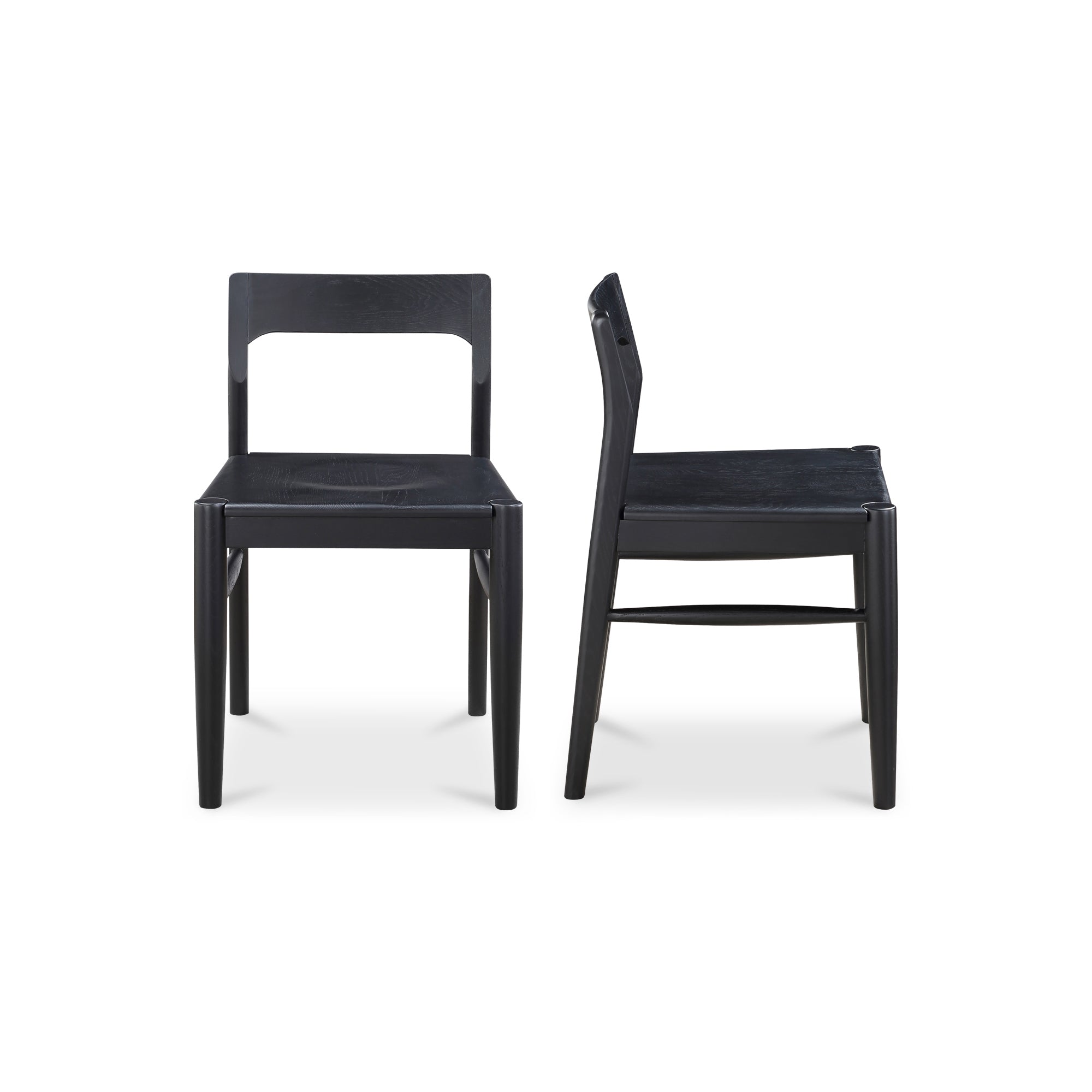 Moes Owing Dining Chair Black - Set Of Two BC-1123-02