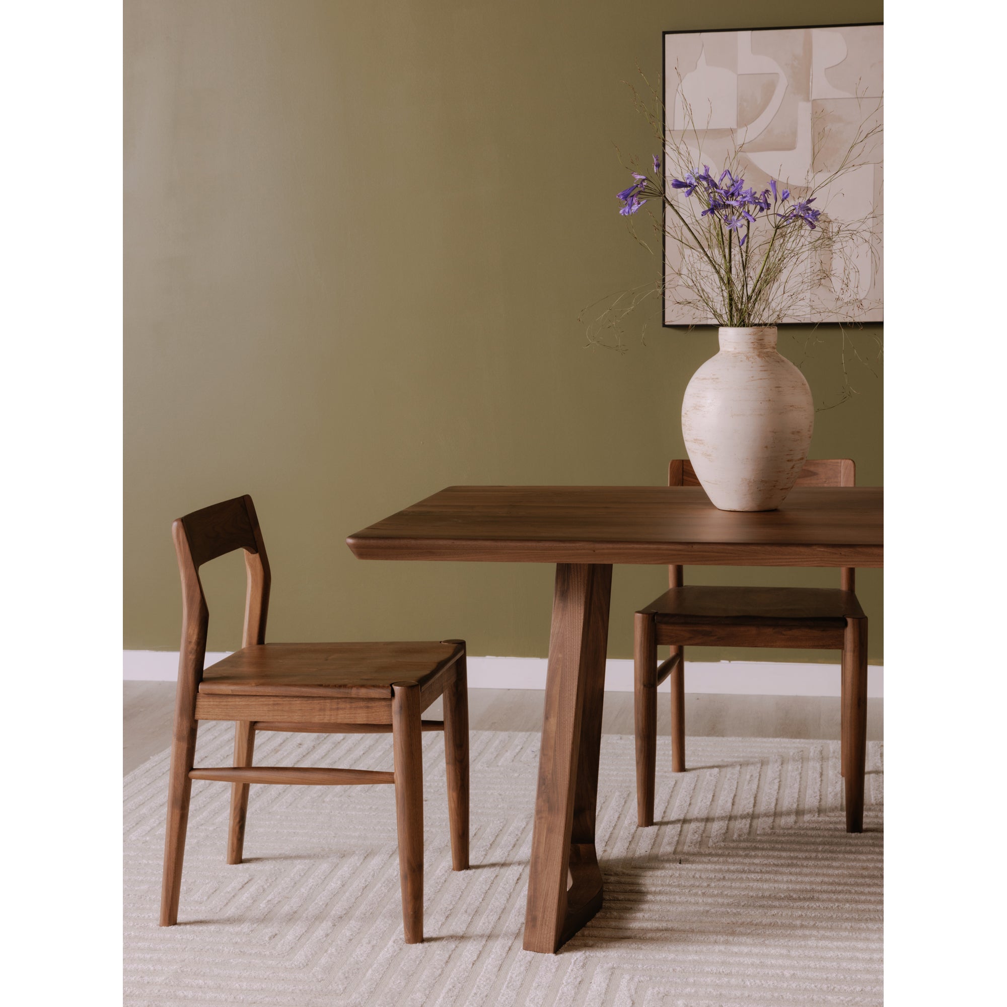 Moes Owing Dining Chair Walnut Brown - Set Of Two BC-1123-03