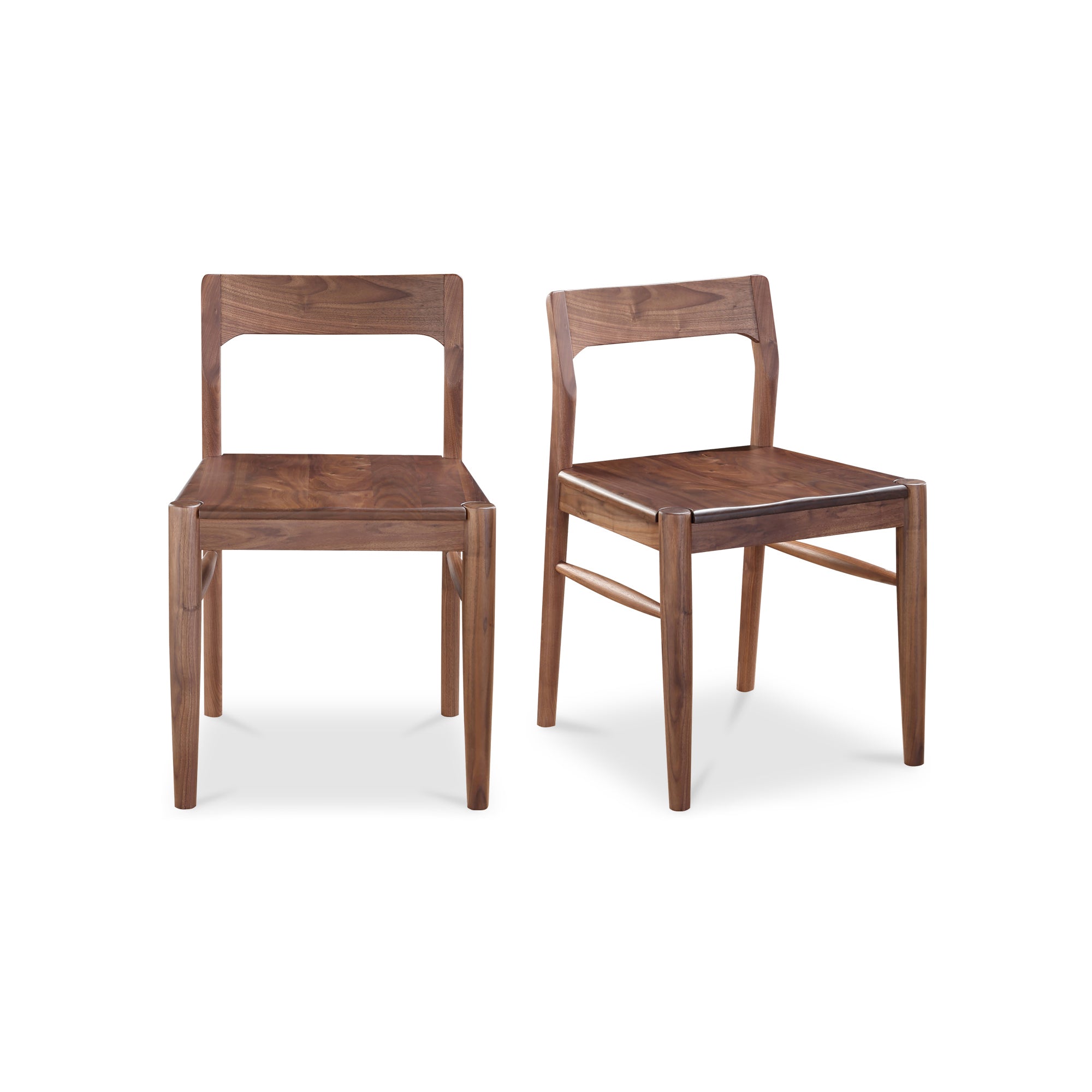 Moes Owing Dining Chair Walnut Brown - Set Of Two BC-1123-03
