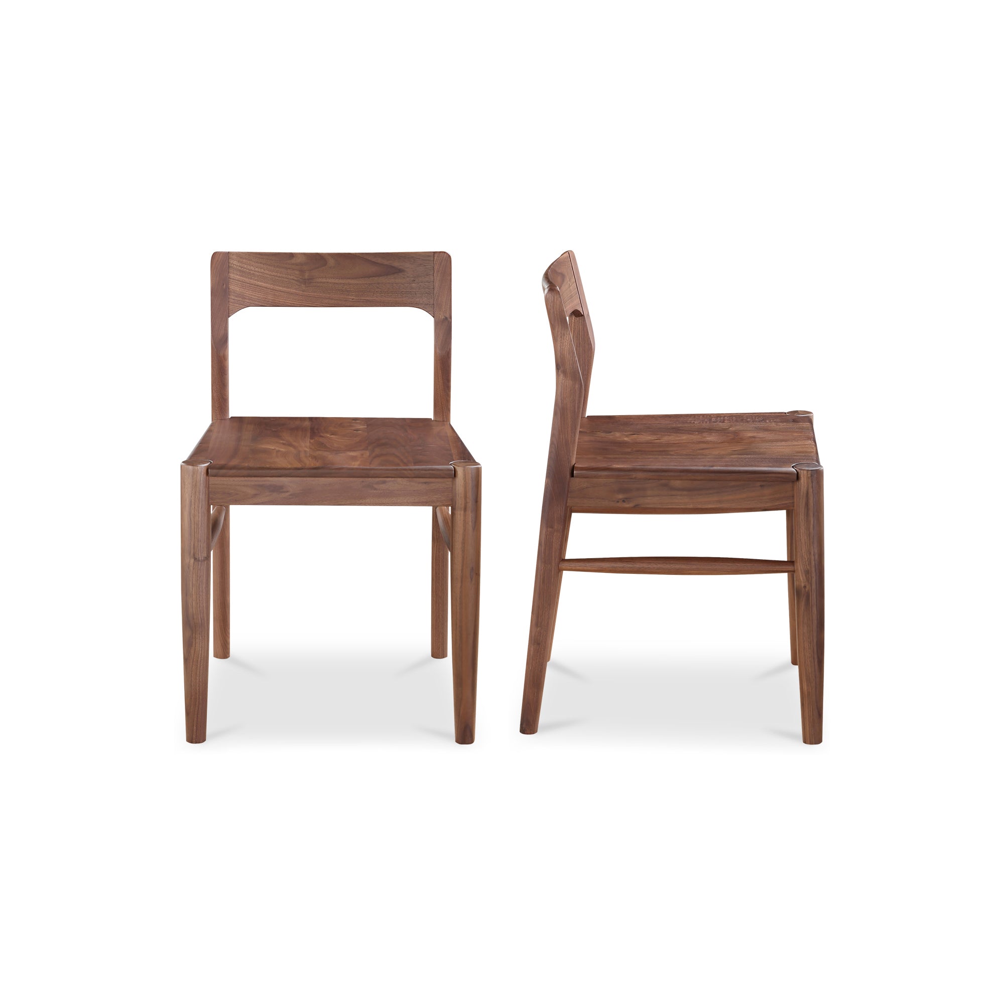 Moes Owing Dining Chair Walnut Brown - Set Of Two BC-1123-03