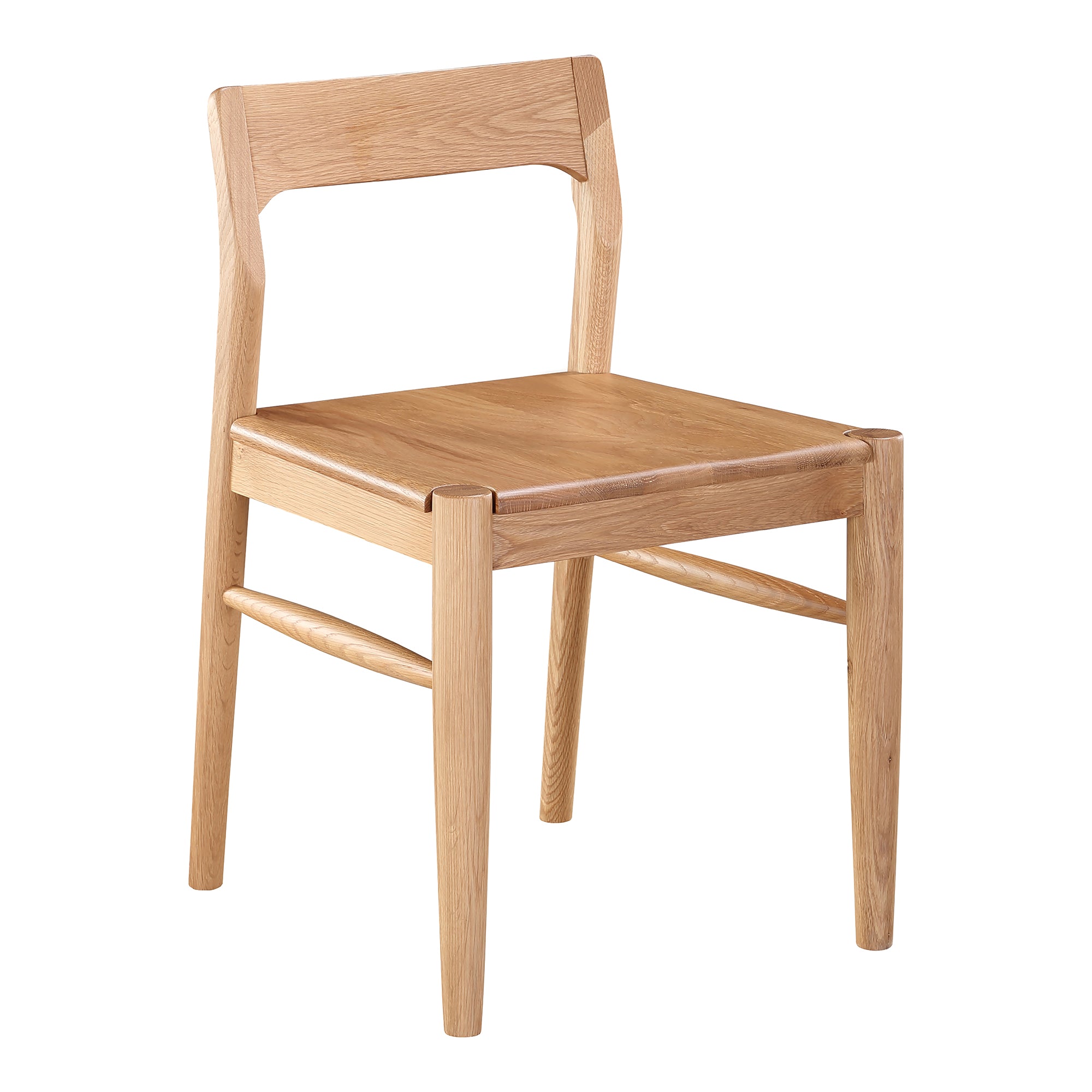 Moes Owing Dining Chair Natural Oak - Set Of Two BC-1123-24