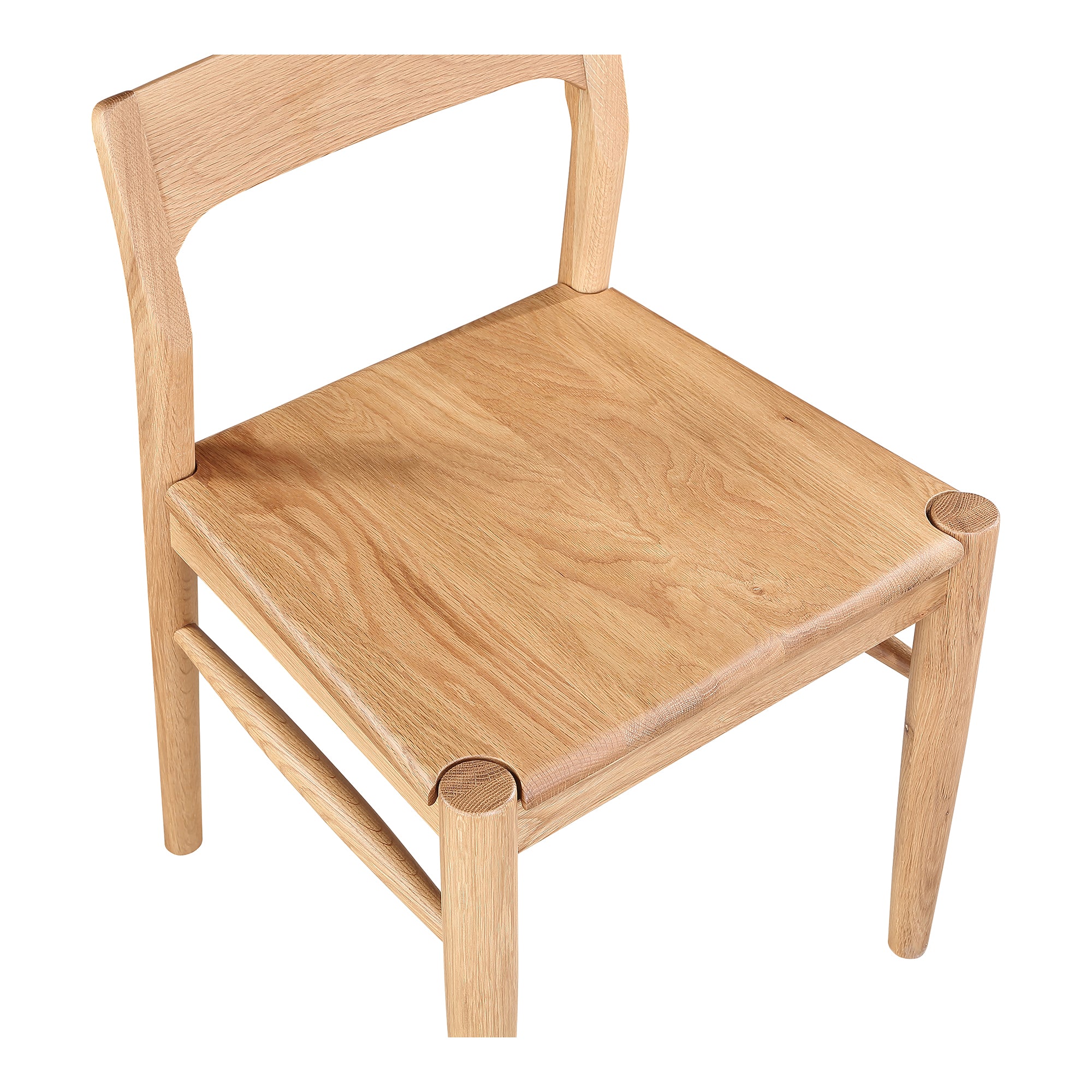 Moes Owing Dining Chair Natural Oak - Set Of Two BC-1123-24