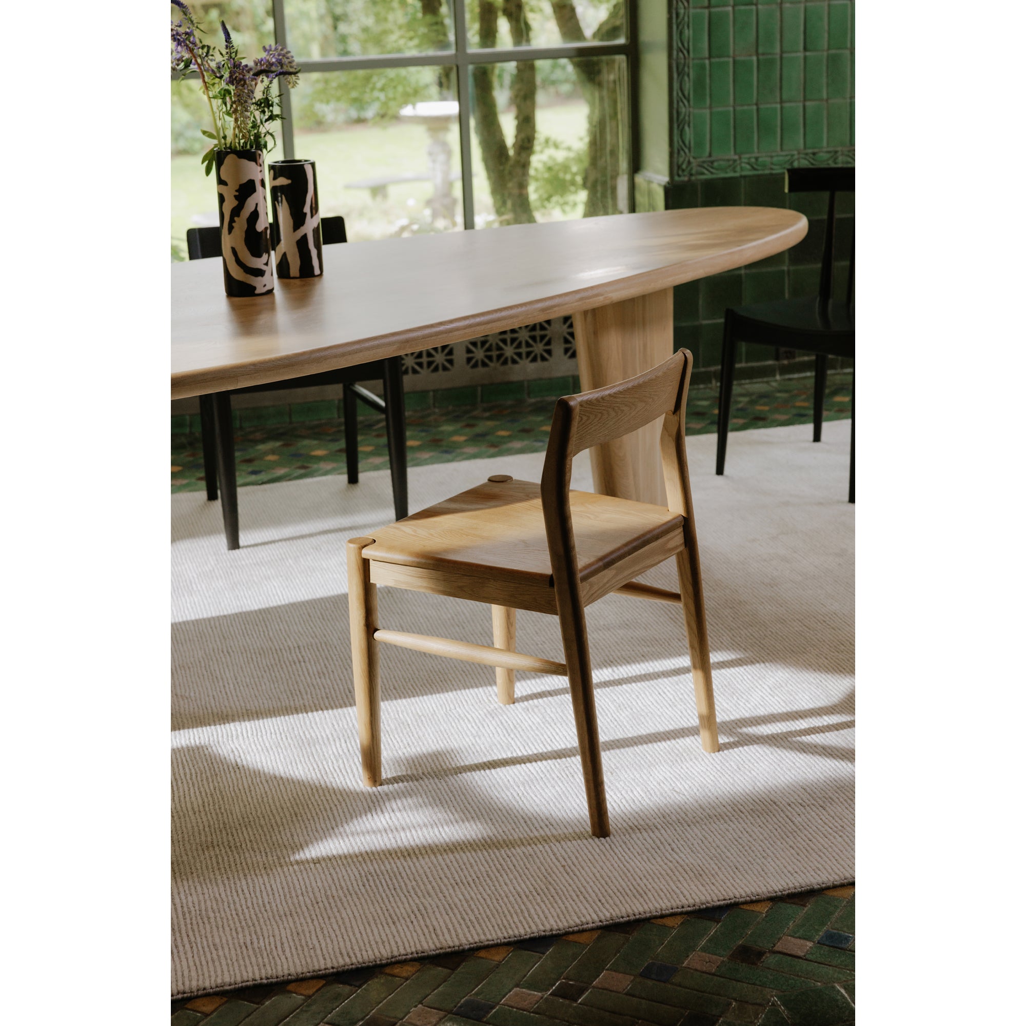 Moes Owing Dining Chair Natural Oak - Set Of Two BC-1123-24