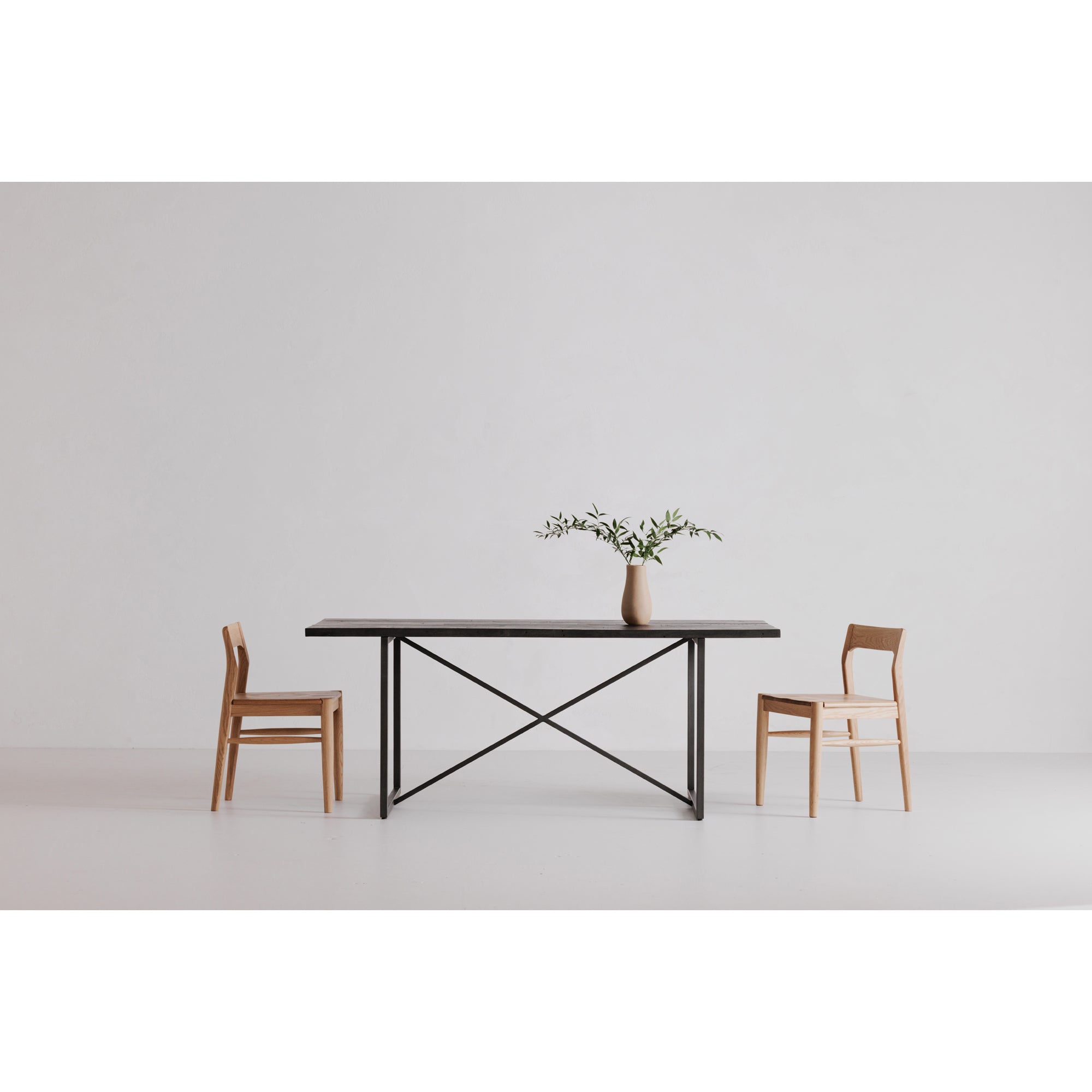 Moes Owing Dining Chair Natural Oak - Set Of Two BC-1123-24