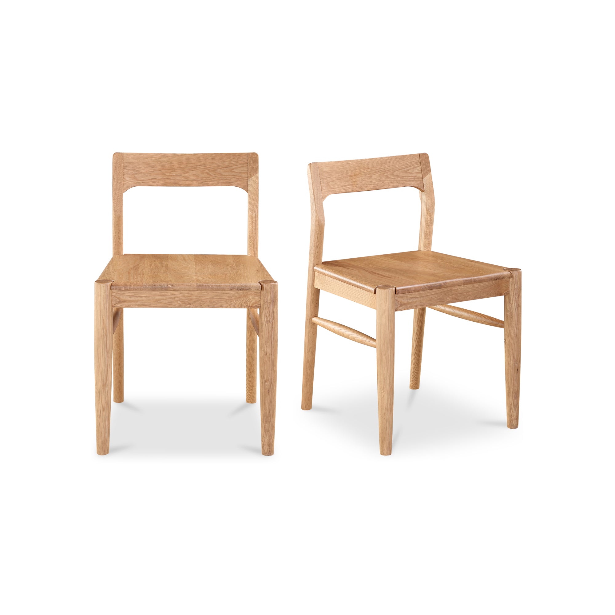 Moes Owing Dining Chair Natural Oak - Set Of Two BC-1123-24