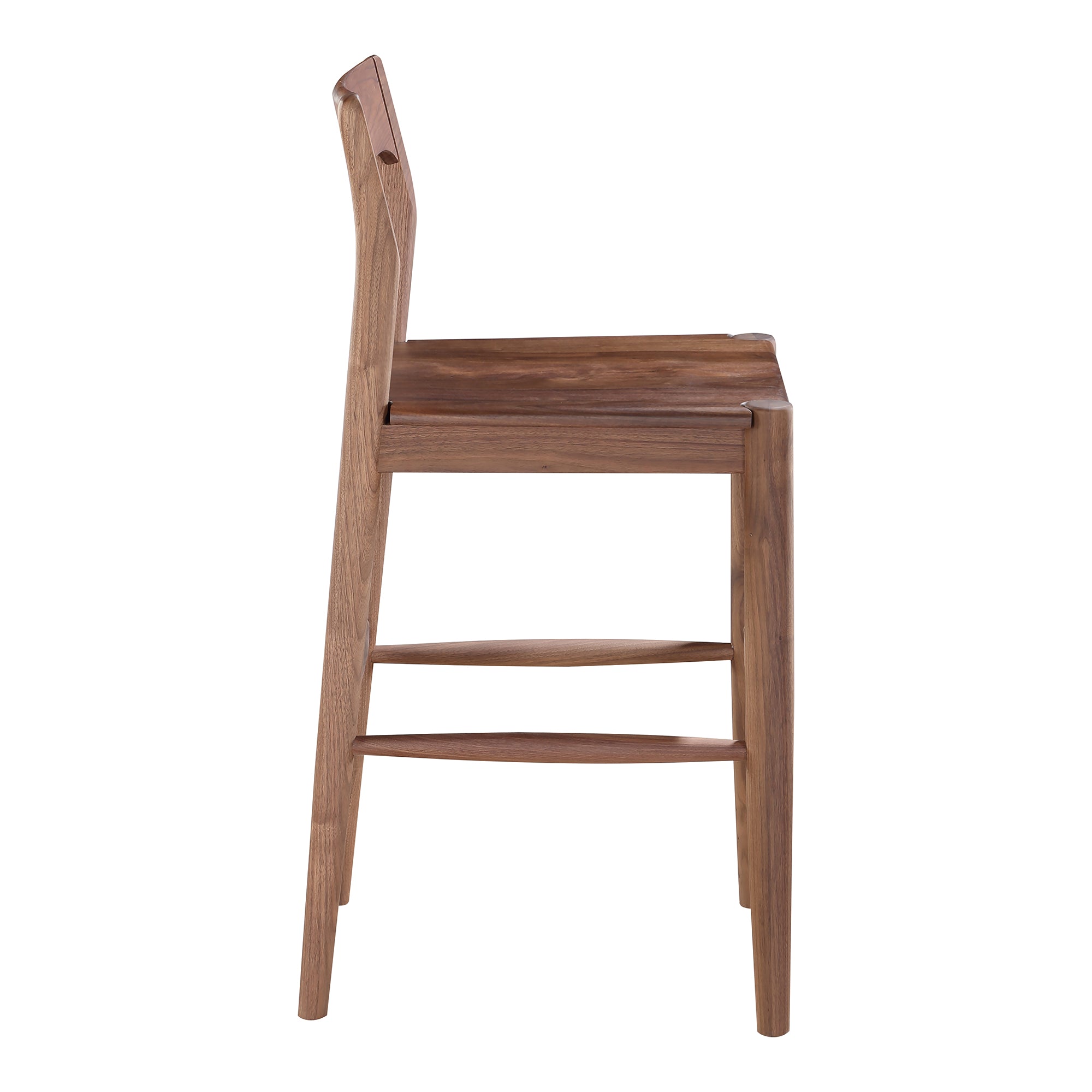 Moes Owing Counter Stool Walnut Brown BC-1124-03