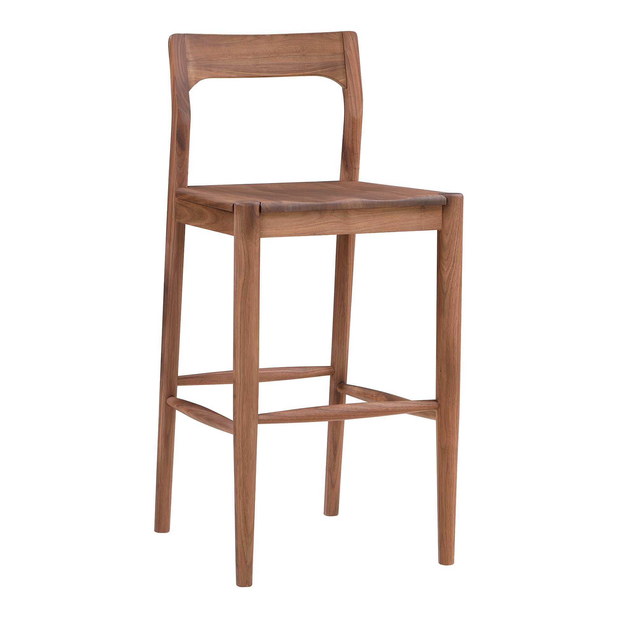 Moes Owing Barstool Walnut Brown BC-1125-03