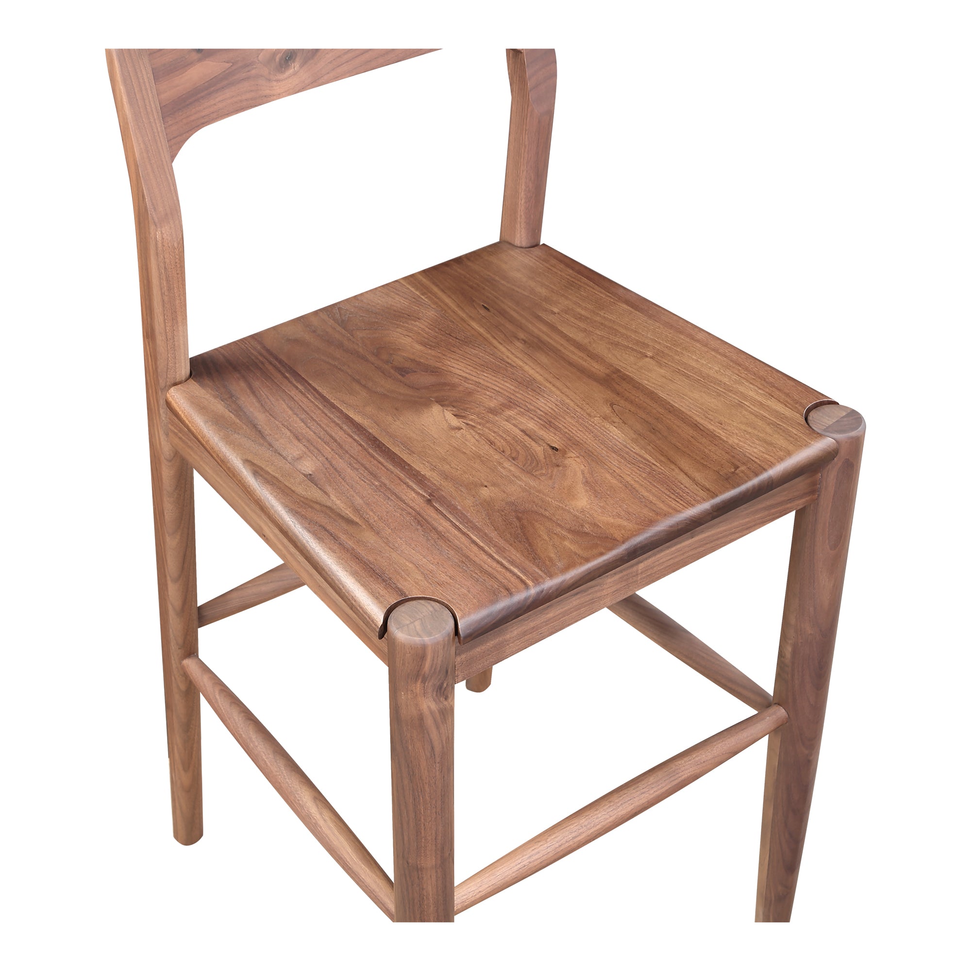 Moes Owing Barstool Walnut Brown BC-1125-03