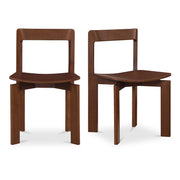 Moes Daifuku Dining Chair Brown – Set Of Two BC-1128-20