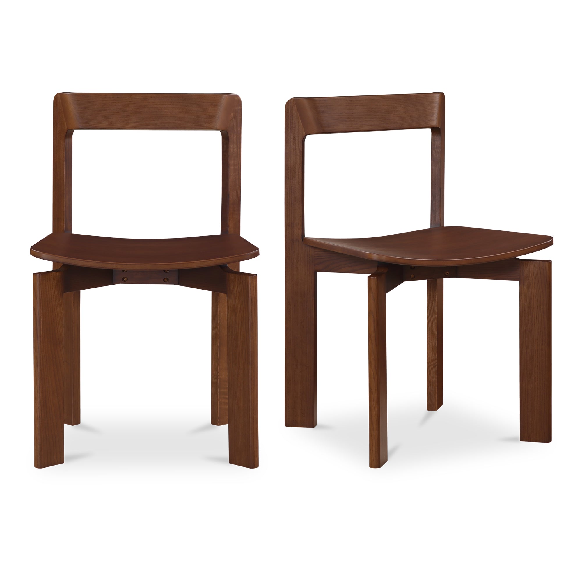Moes Daifuku Dining Chair Brown – Set Of Two BC-1128-20