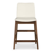 Moes Deco Counter Stool White PVC BC-1137-05